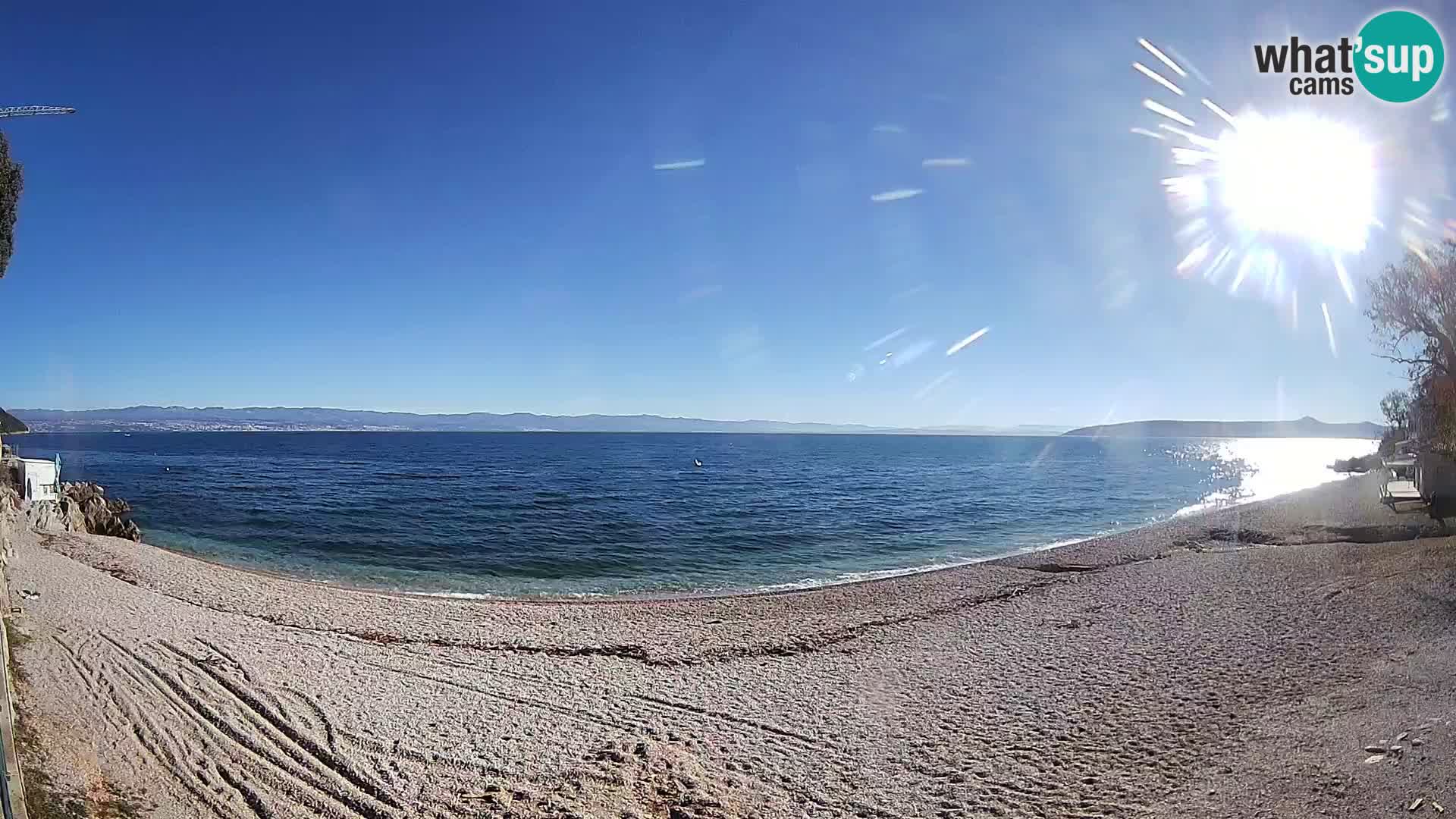 Spletna kamera plaža Sv. Ivan | Mošćenička Draga