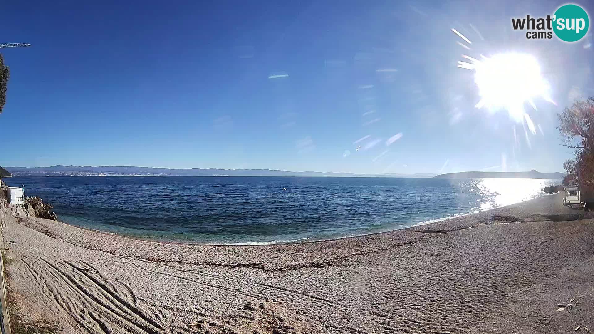 Spletna kamera plaža Sv. Ivan | Mošćenička Draga