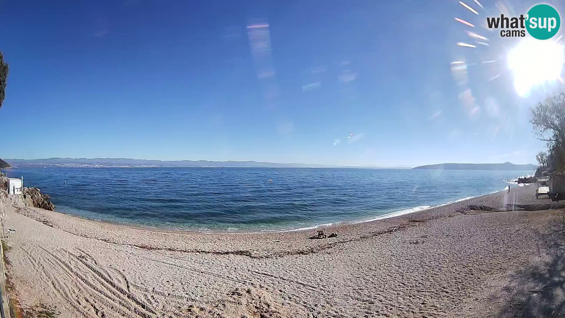 Webcam playa Sv. Ivan | Mošćenička Draga