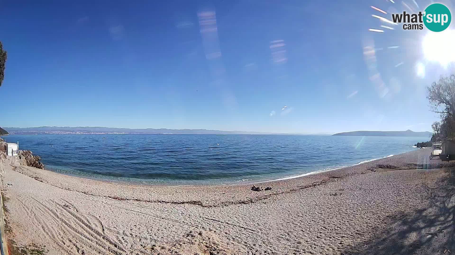 Spletna kamera plaža Sv. Ivan | Mošćenička Draga