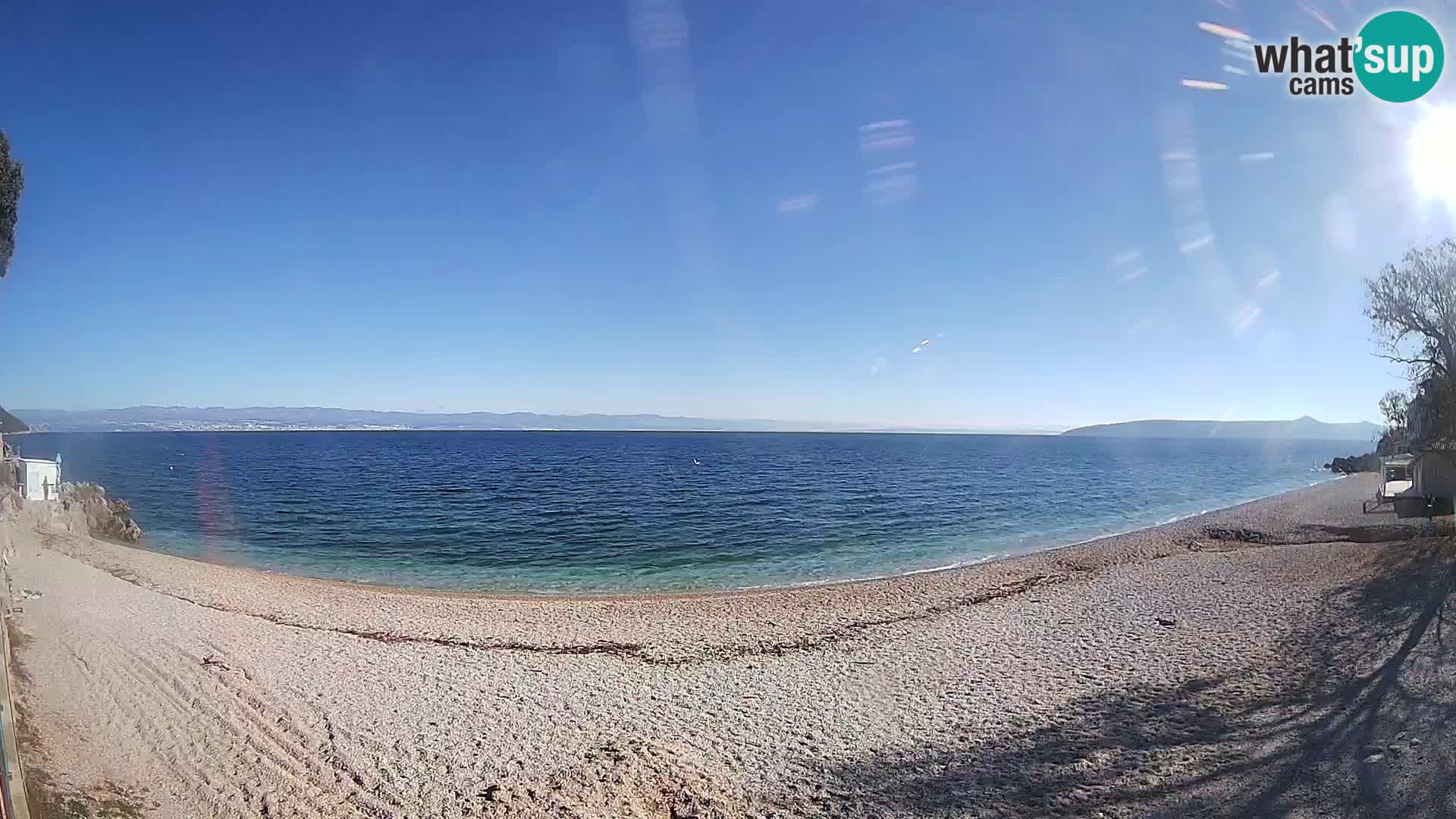 Webcam Sv. Ivan beach | Mošćenička Draga