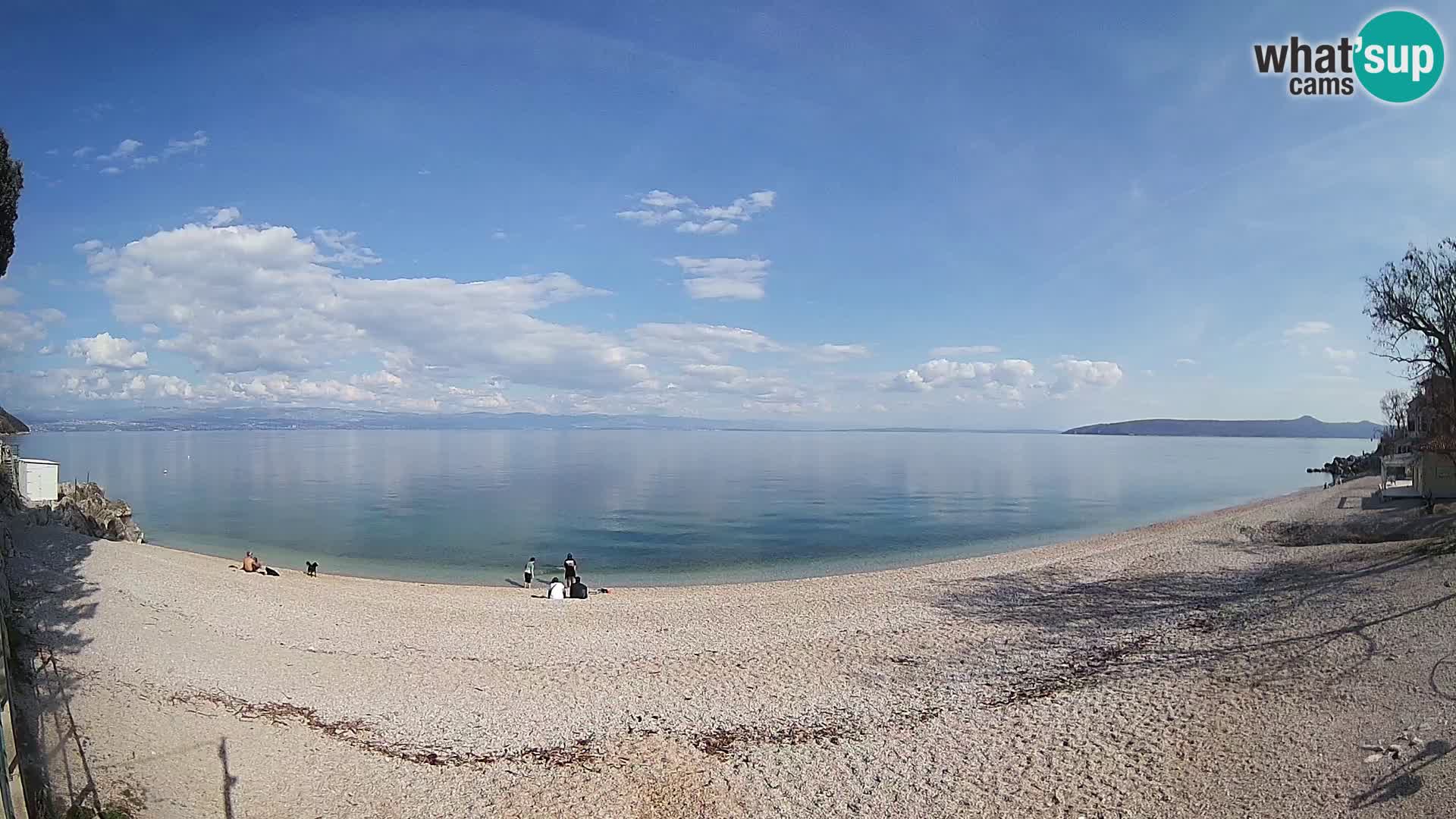 Webcam Sv. Ivan beach | Mošćenička Draga