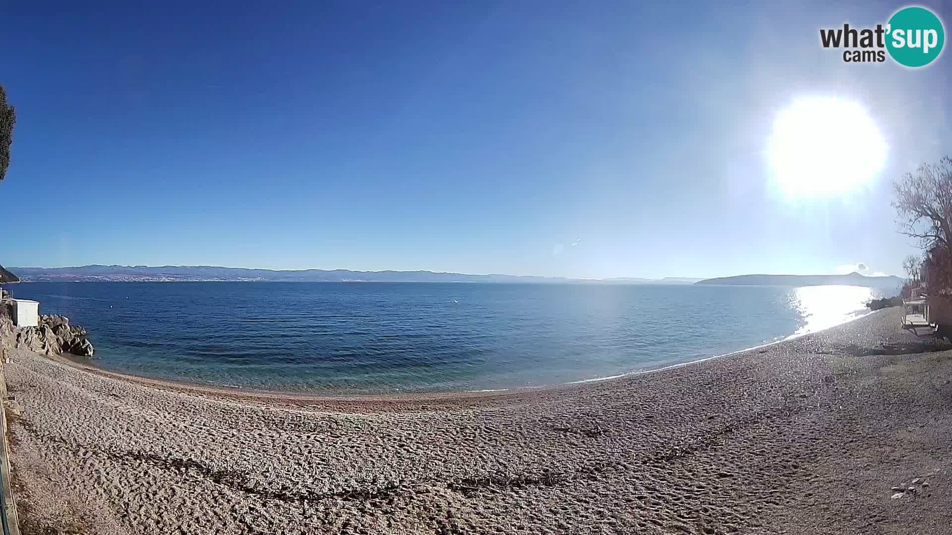 Webcam Sv. Ivan beach | Mošćenička Draga