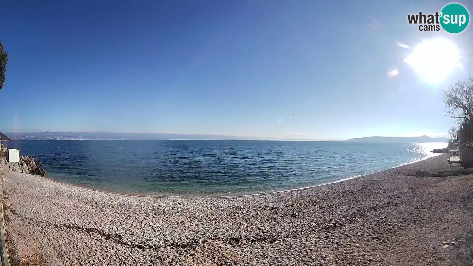 Webcam Sv. Ivan beach | Mošćenička Draga