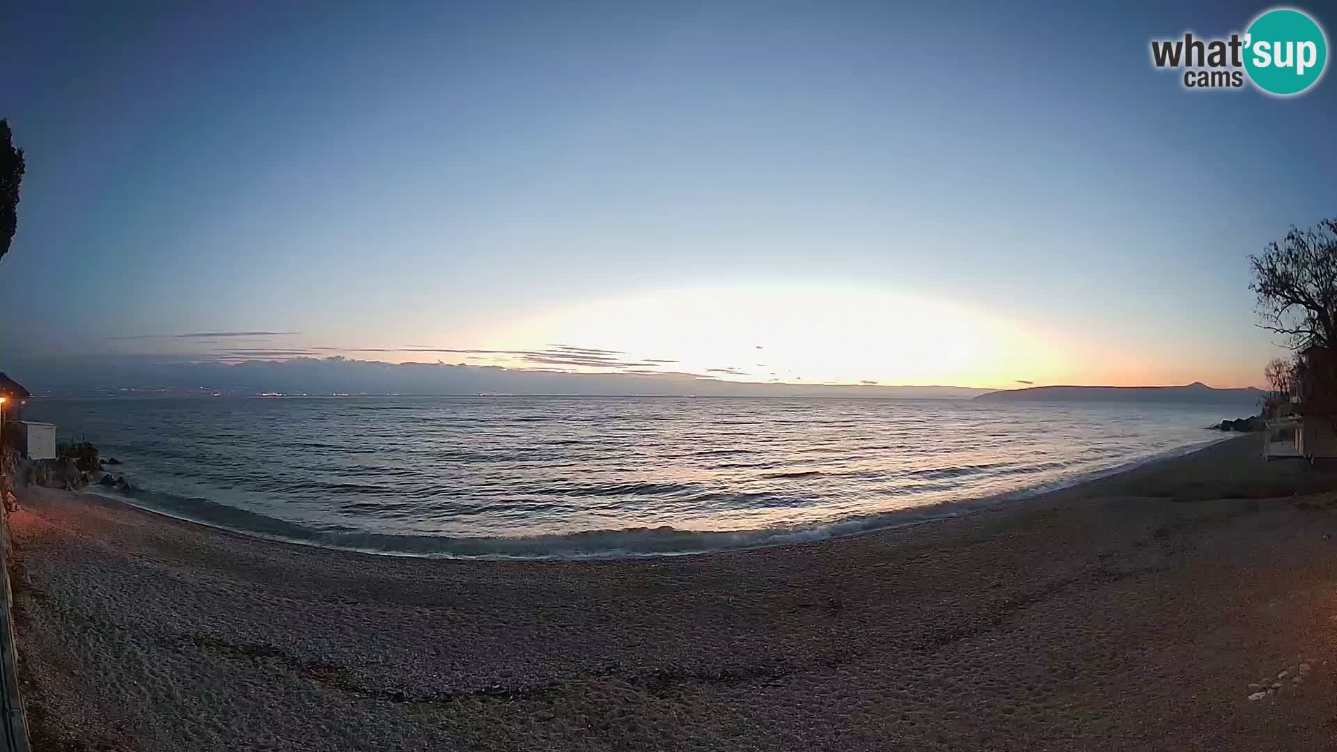 Webcam spiaggia Sv. Ivan | Draga di Moschiena