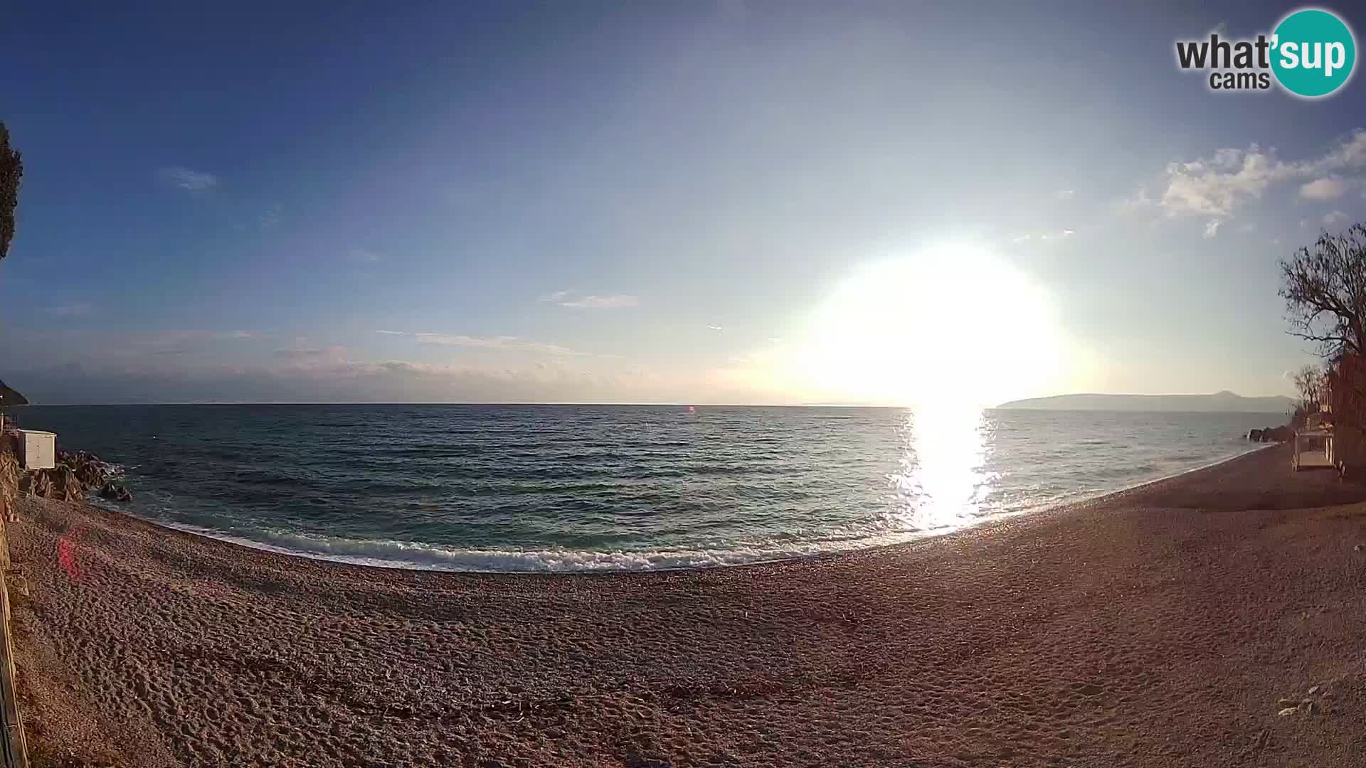 Webcam Sv. Ivan beach | Mošćenička Draga