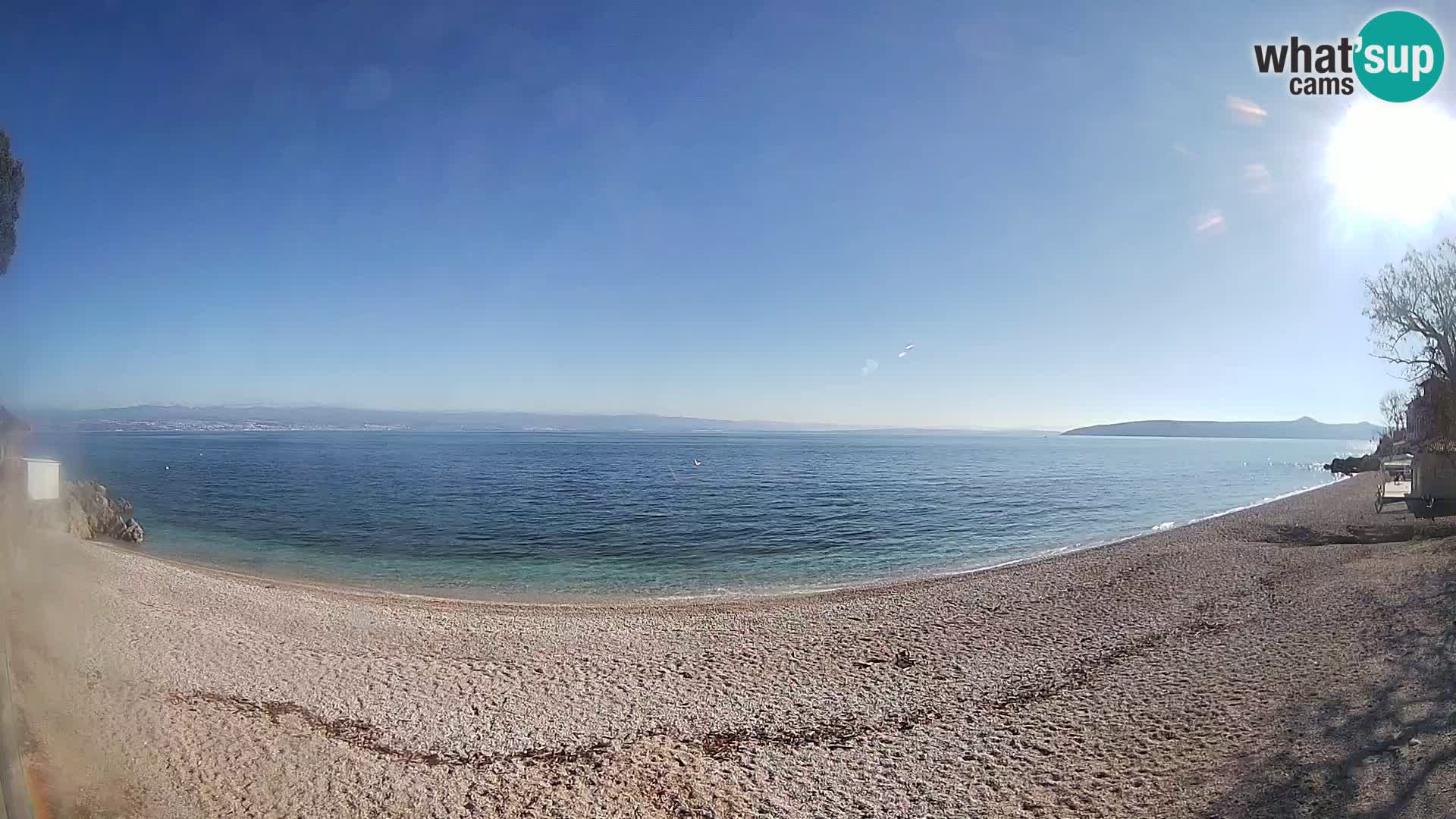Webcam Sv. Ivan beach | Mošćenička Draga