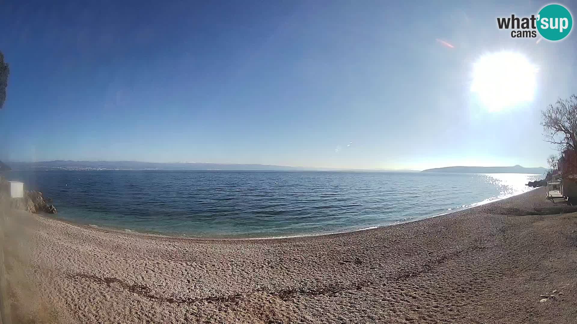 Webcam Sv. Ivan beach | Mošćenička Draga