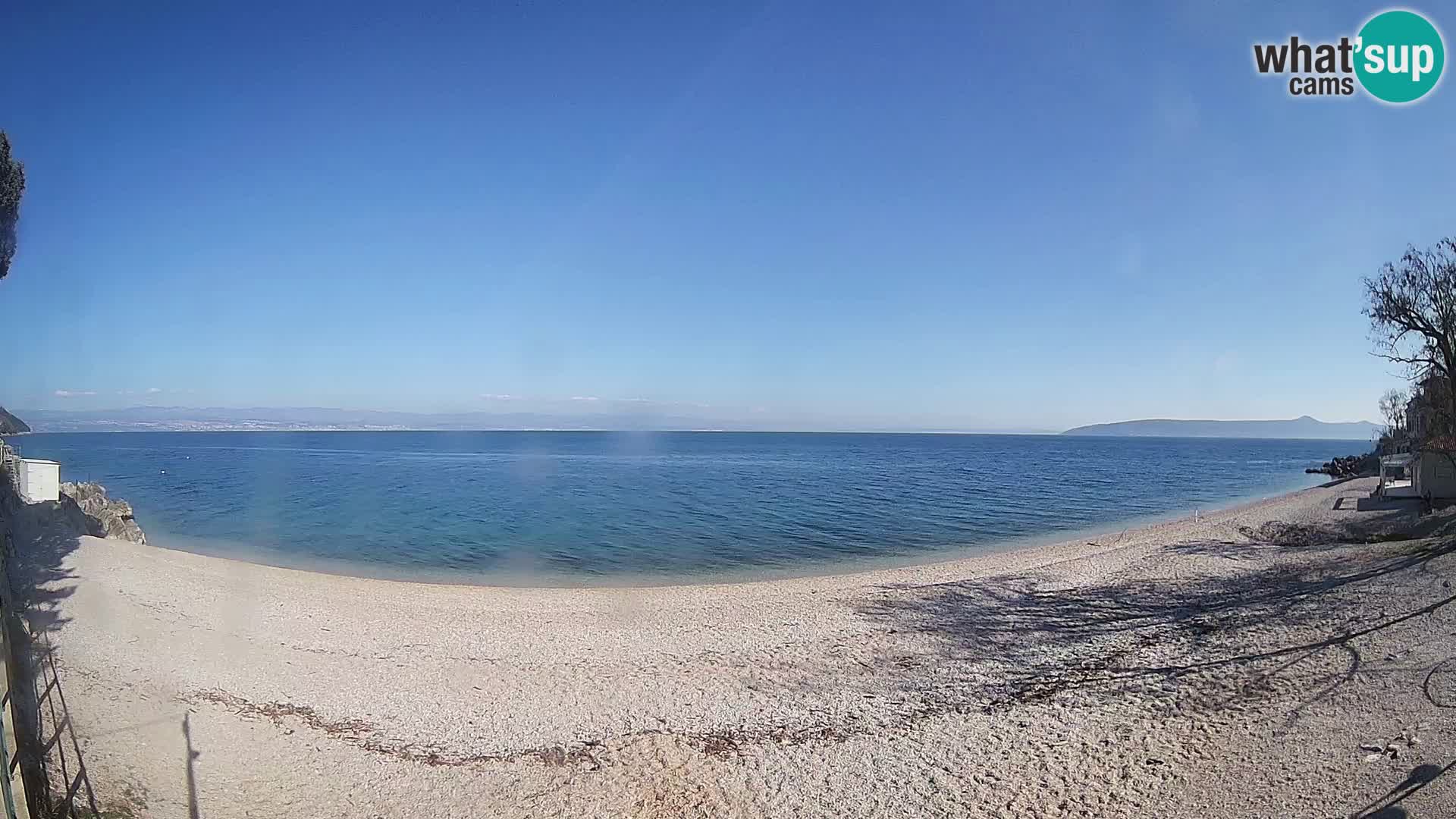 Spletna kamera plaža Sv. Ivan | Mošćenička Draga
