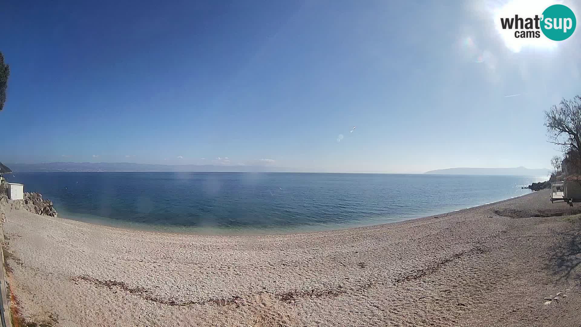Spletna kamera plaža Sv. Ivan | Mošćenička Draga