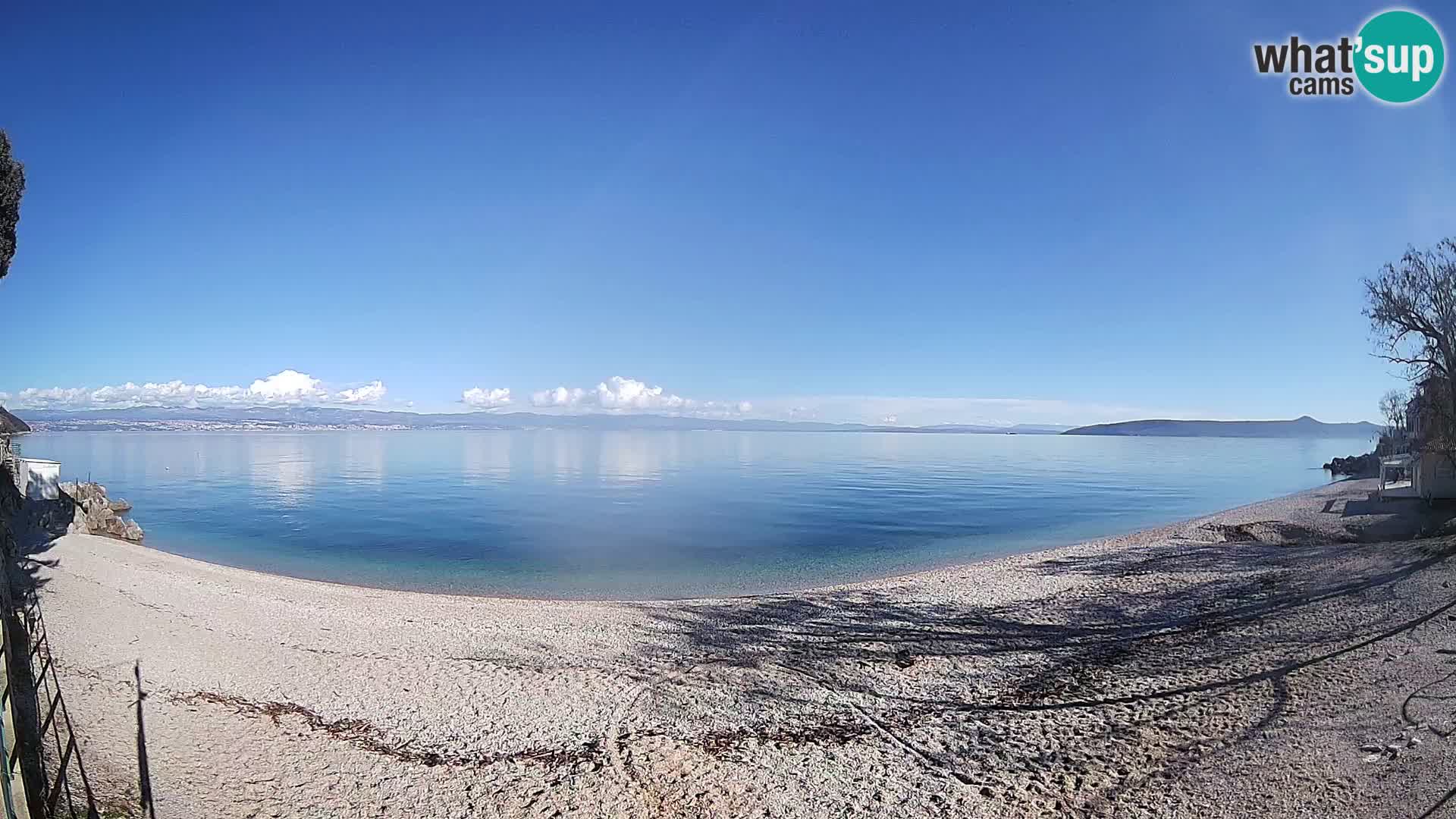 Spletna kamera plaža Sv. Ivan | Mošćenička Draga