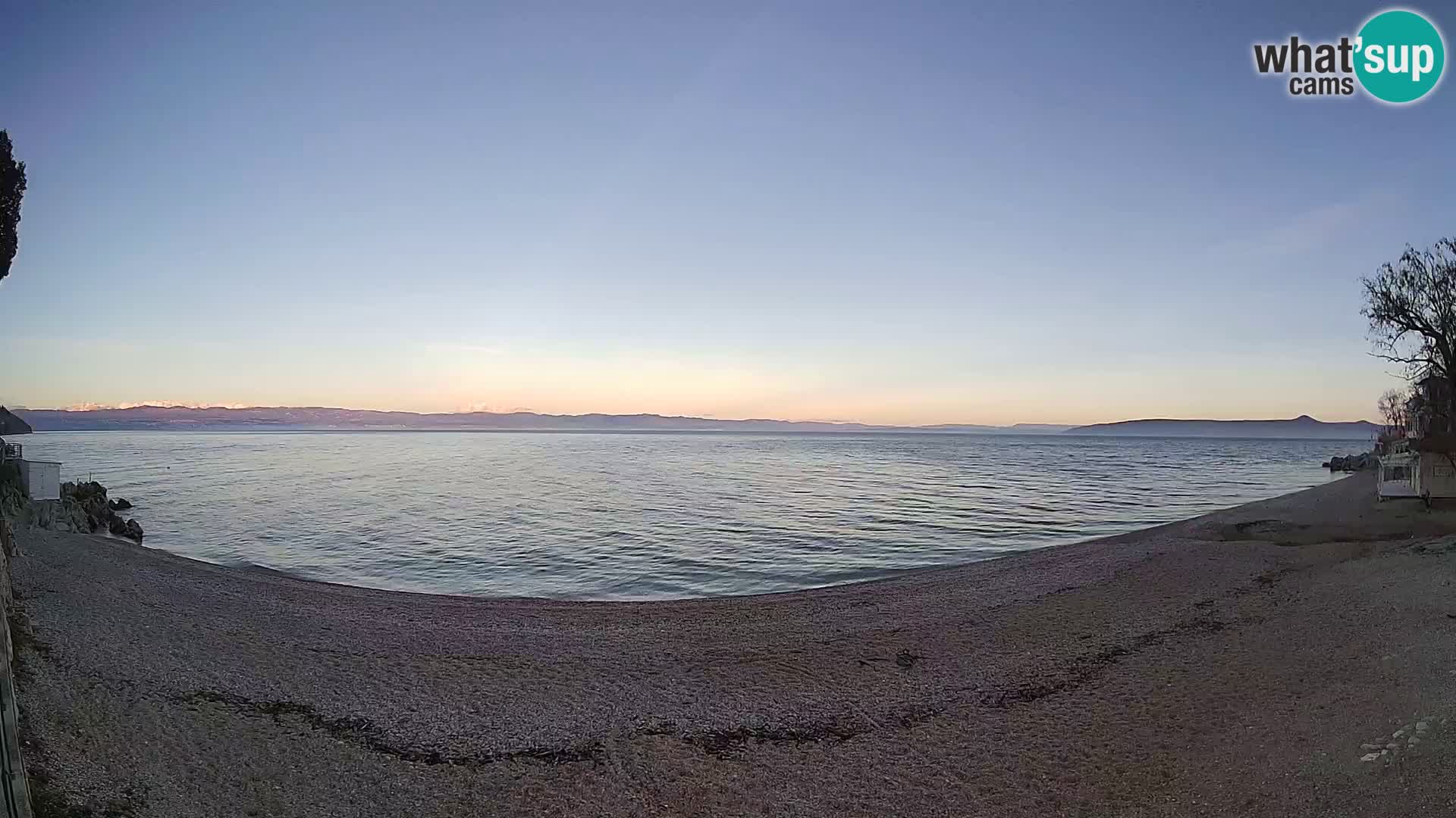 Spletna kamera plaža Sv. Ivan | Mošćenička Draga