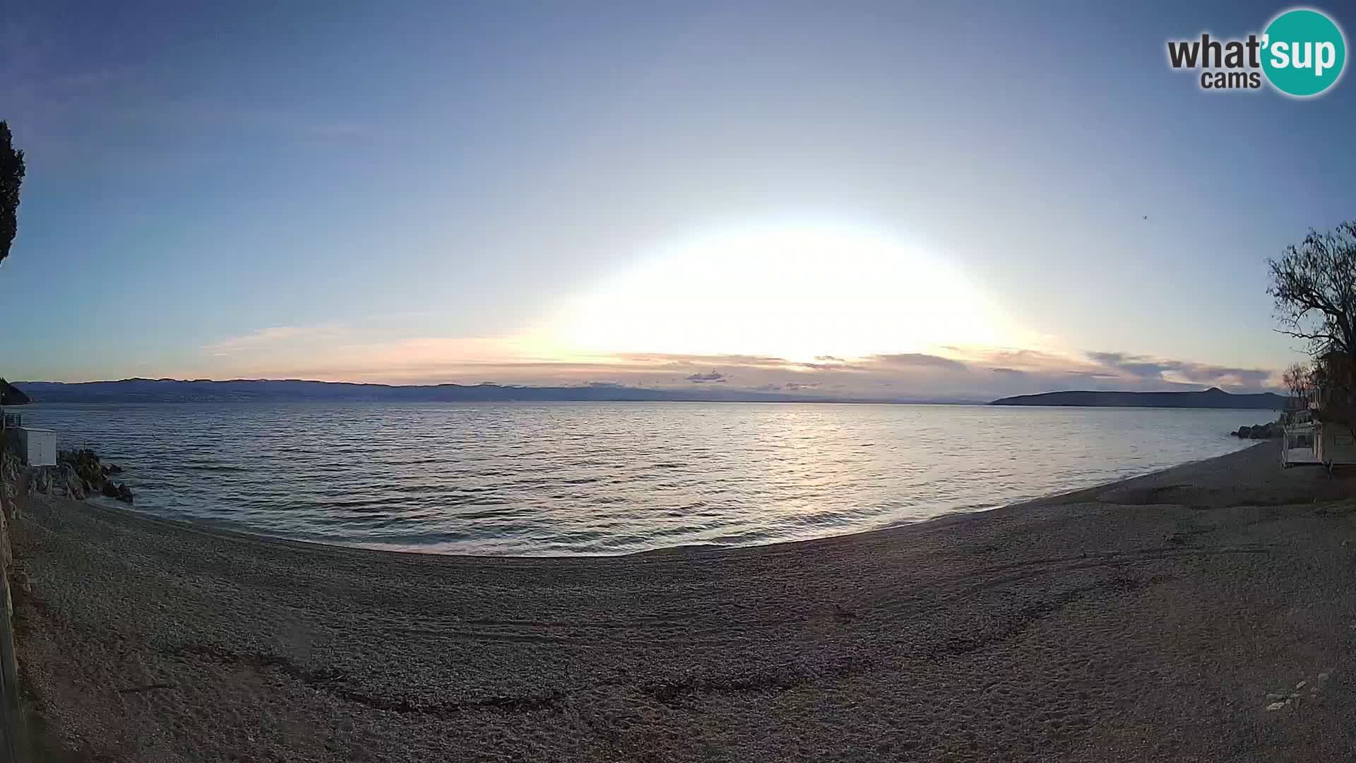 Webcam Sv. Ivan beach | Mošćenička Draga
