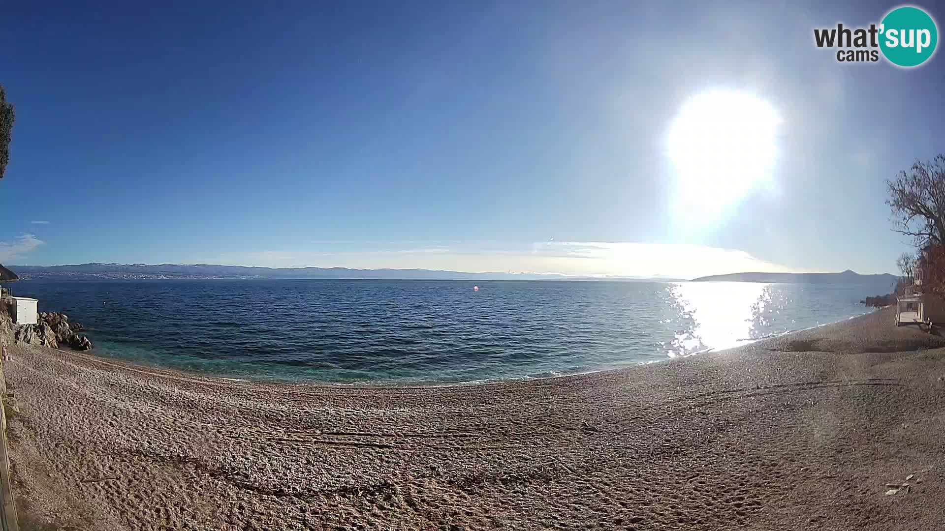 Webcam spiaggia Sv. Ivan | Draga di Moschiena
