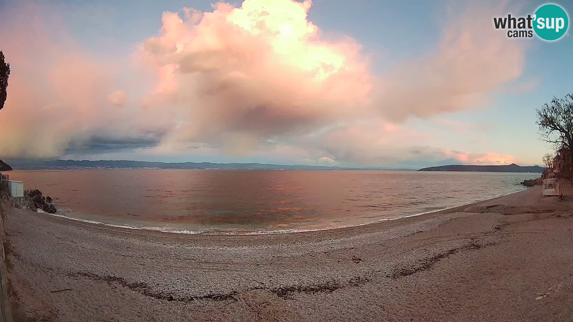 Webcam Sv. Ivan beach | Mošćenička Draga