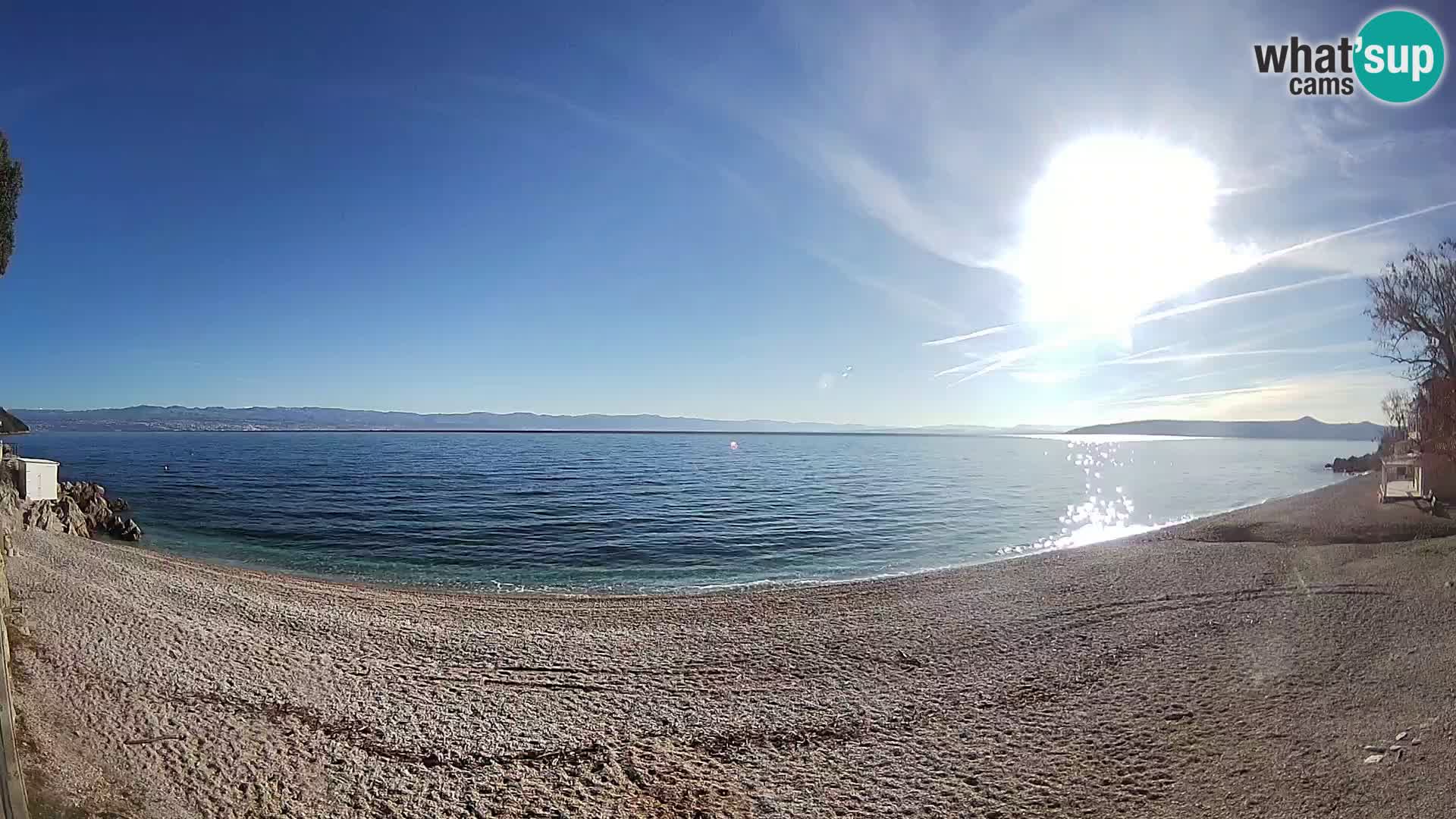 Webcam spiaggia Sv. Ivan | Draga di Moschiena