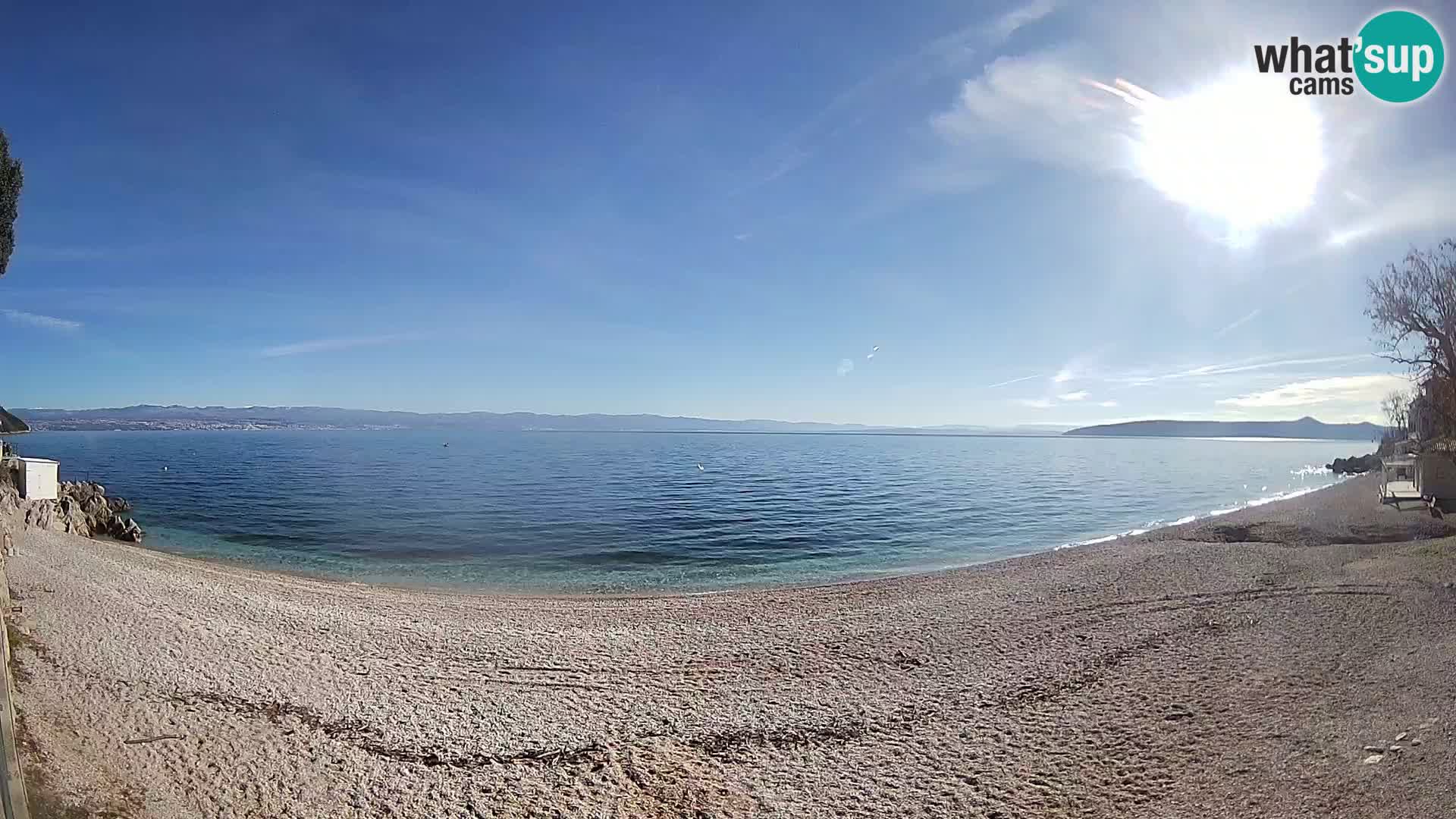 Webcam spiaggia Sv. Ivan | Draga di Moschiena