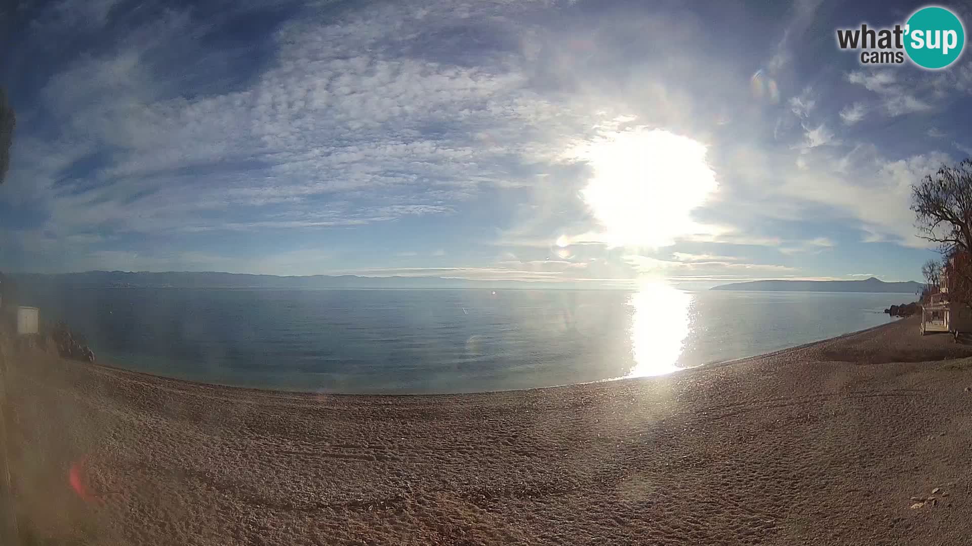 Spletna kamera plaža Sv. Ivan | Mošćenička Draga