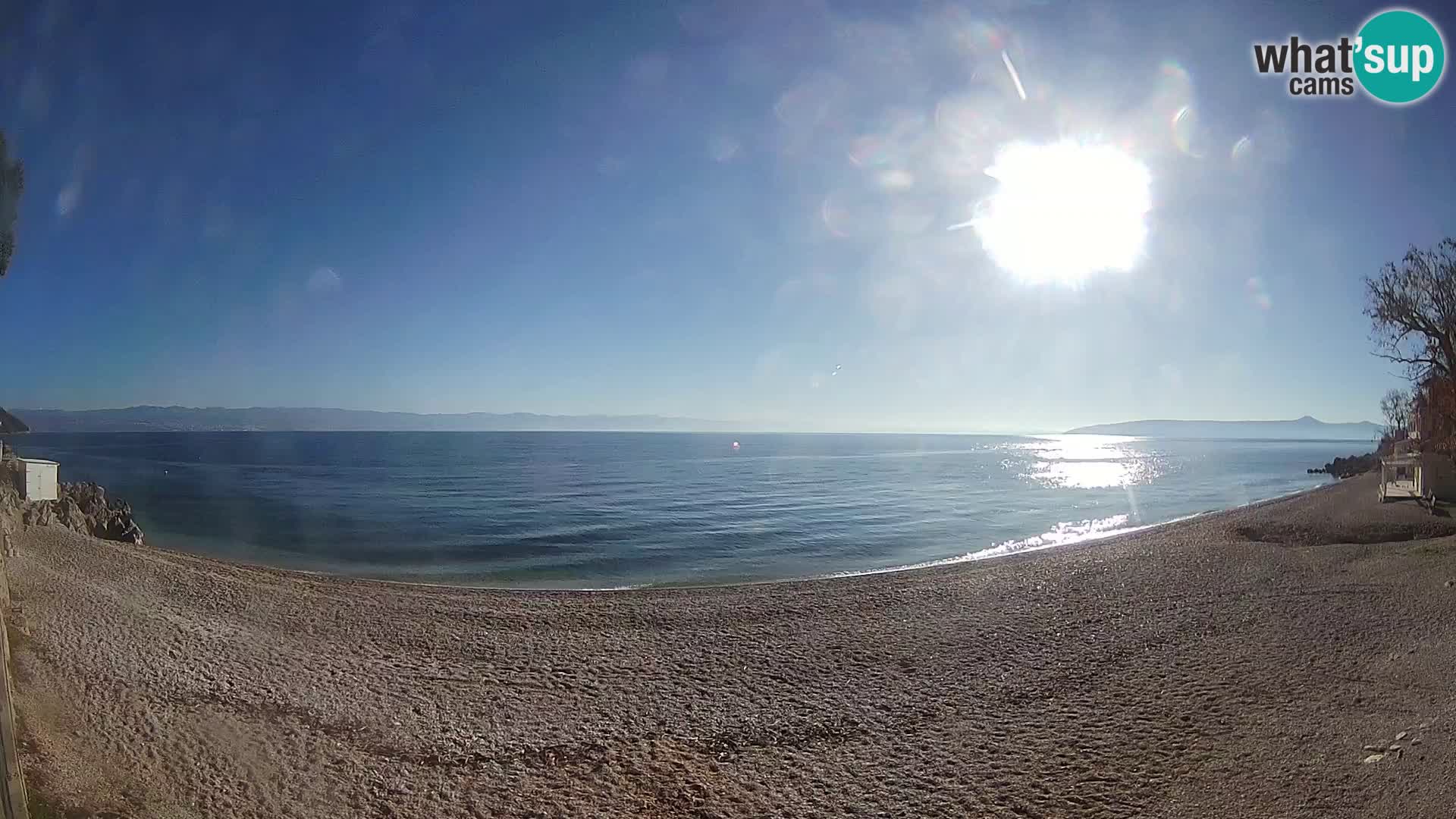 Webcam Sv. Ivan beach | Mošćenička Draga