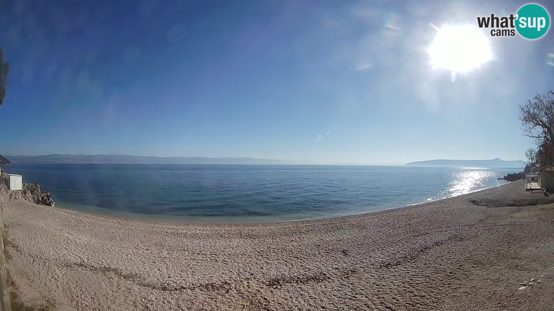 Spletna kamera plaža Sv. Ivan | Mošćenička Draga