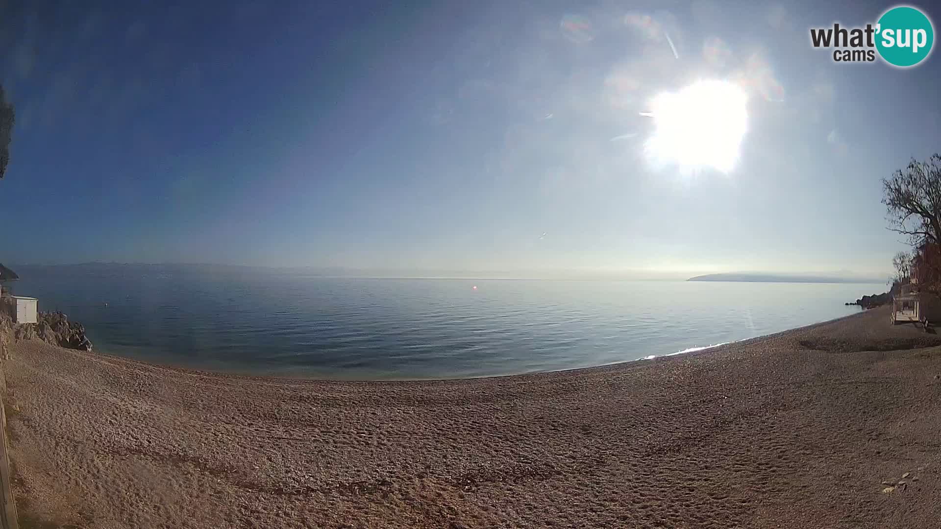 Webcam Sv. Ivan beach | Mošćenička Draga