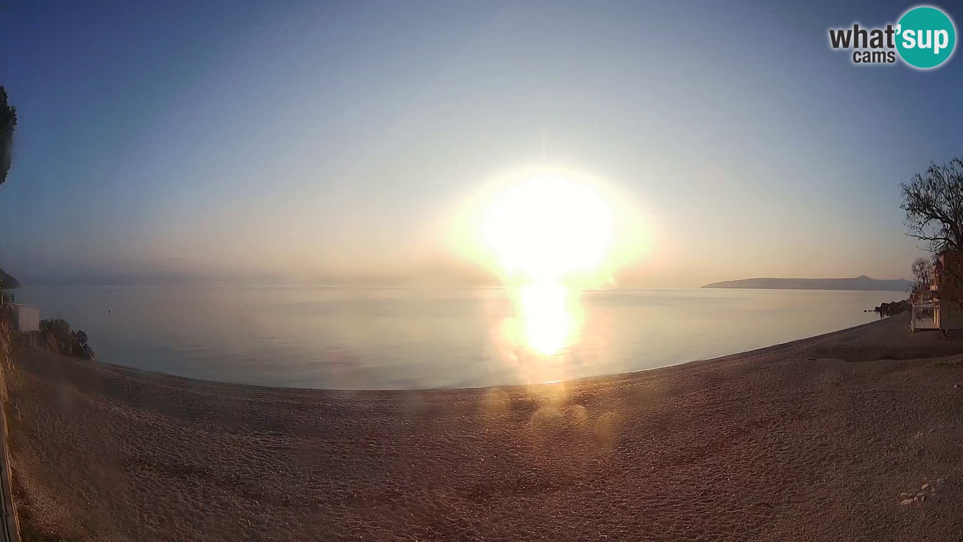 Webcam Sv. Ivan beach | Mošćenička Draga