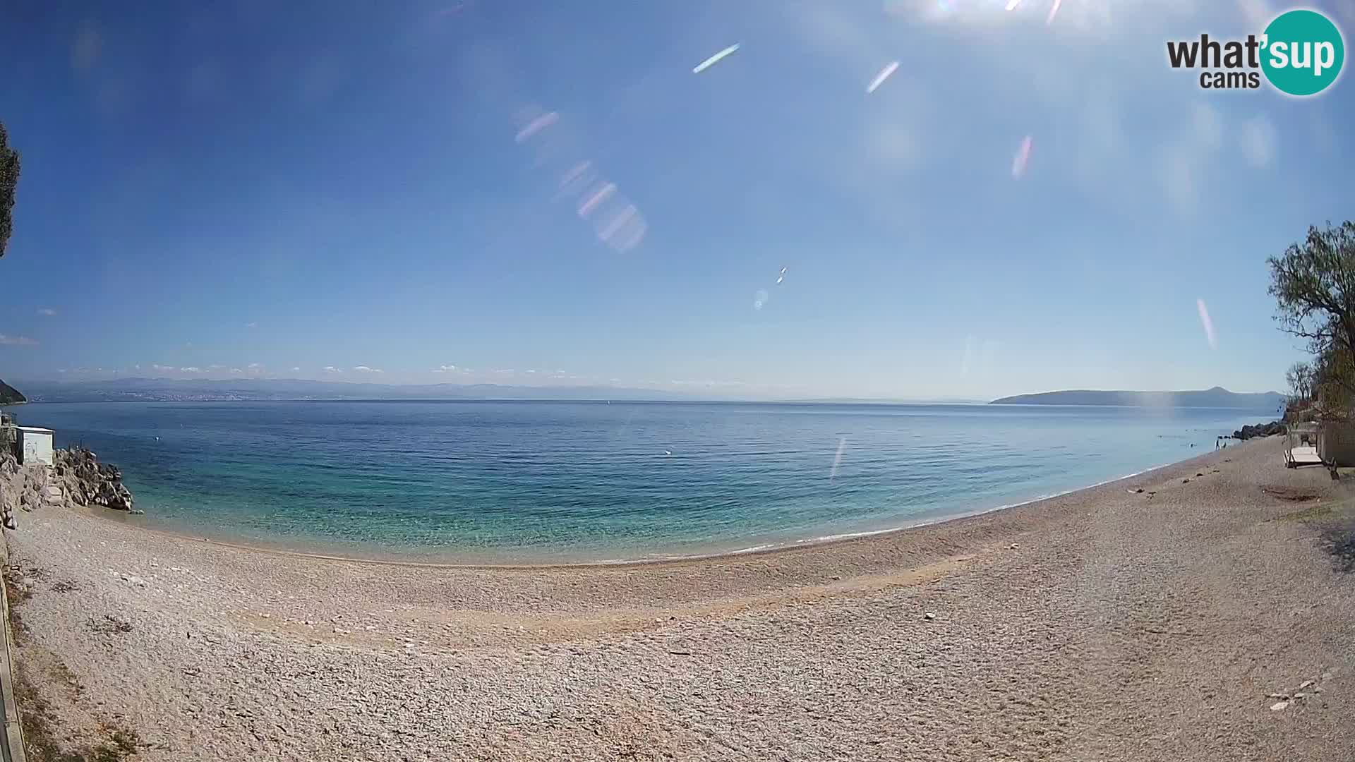 Webcam Sv. Ivan beach | Mošćenička Draga
