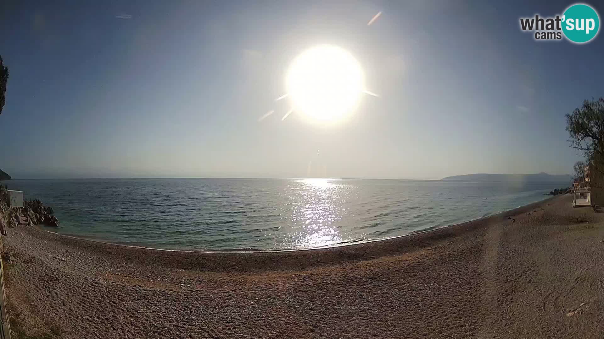 Webcam Sv. Ivan beach | Mošćenička Draga