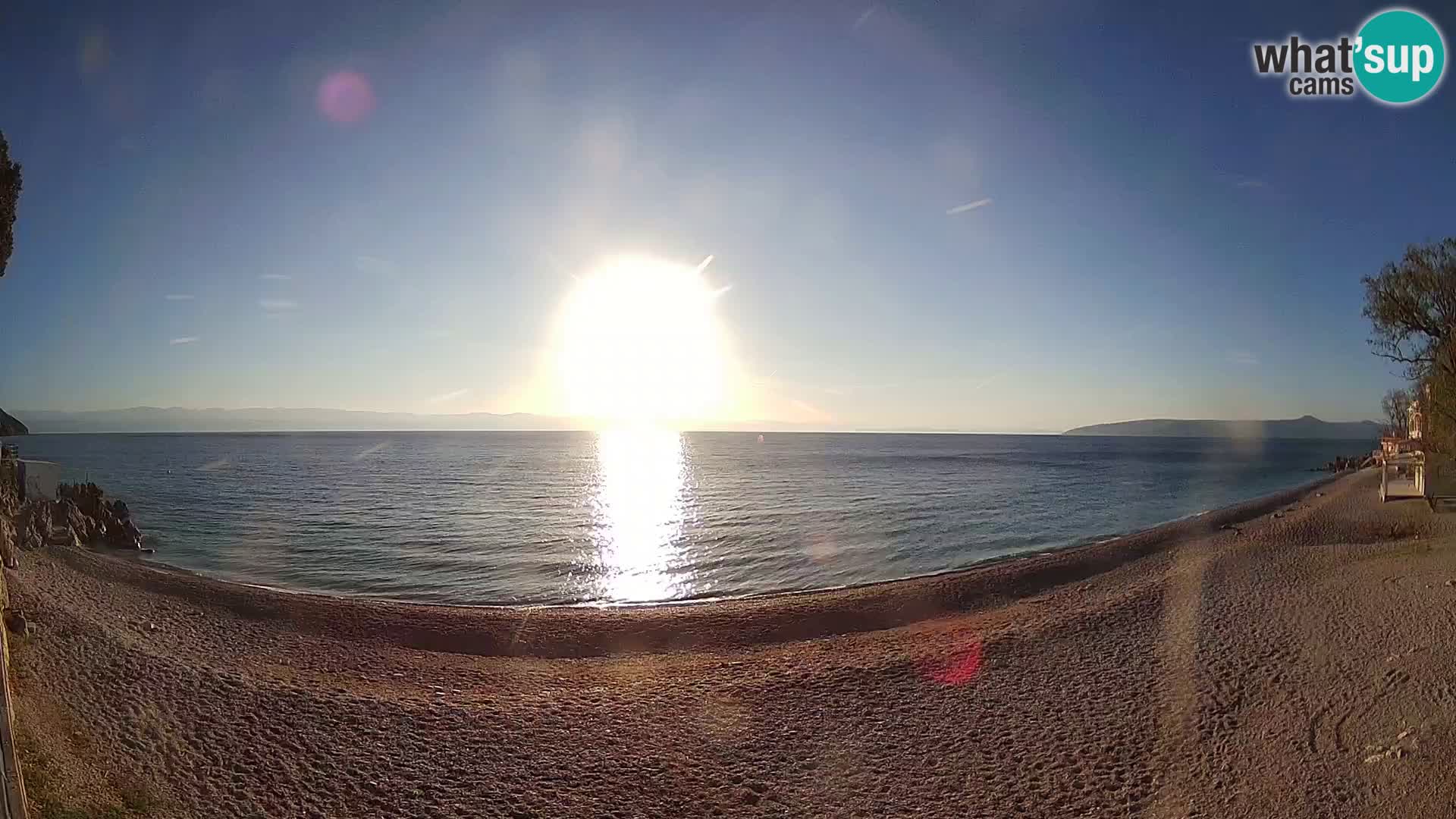 Spletna kamera plaža Sv. Ivan | Mošćenička Draga