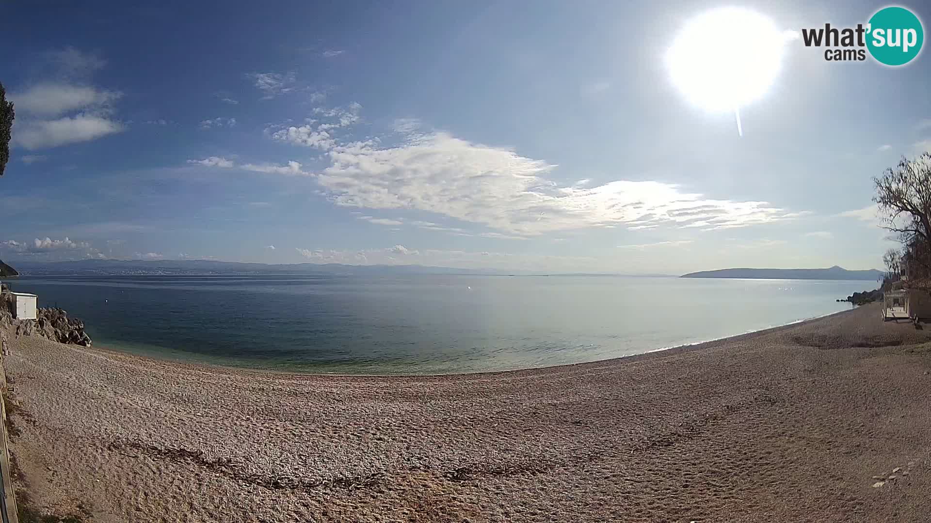 Webcam Sv. Ivan beach | Mošćenička Draga