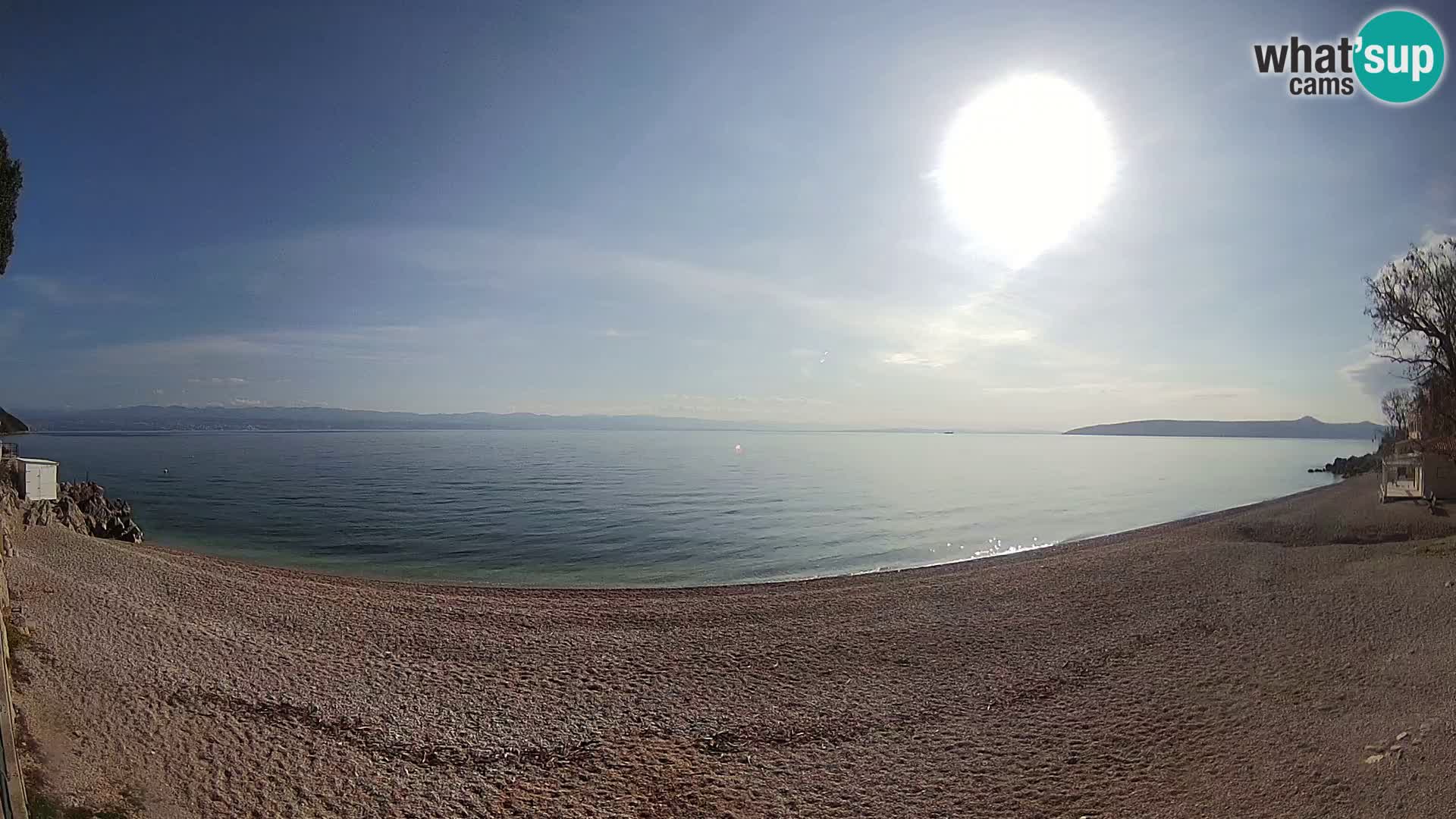 Webcam Sv. Ivan beach | Mošćenička Draga