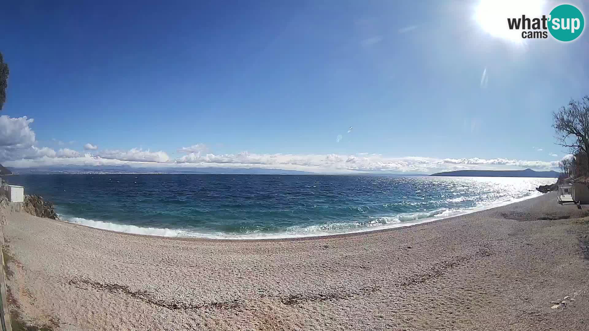 Spletna kamera plaža Sv. Ivan | Mošćenička Draga