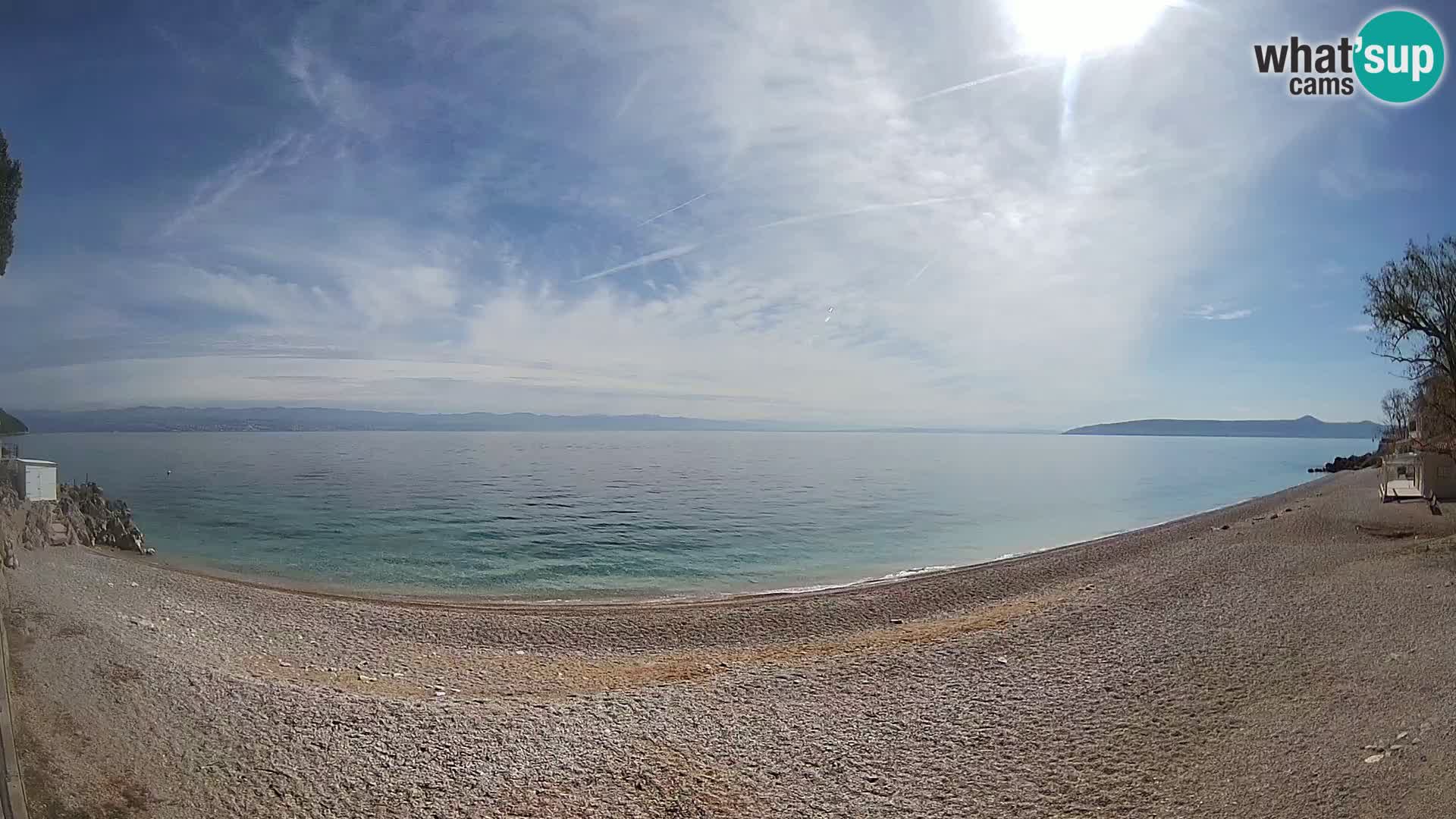 Spletna kamera plaža Sv. Ivan | Mošćenička Draga