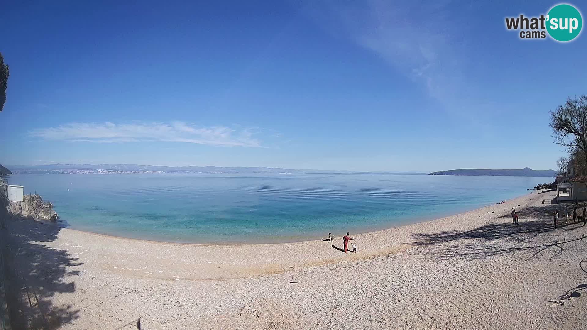 Webcam spiaggia Sv. Ivan | Draga di Moschiena