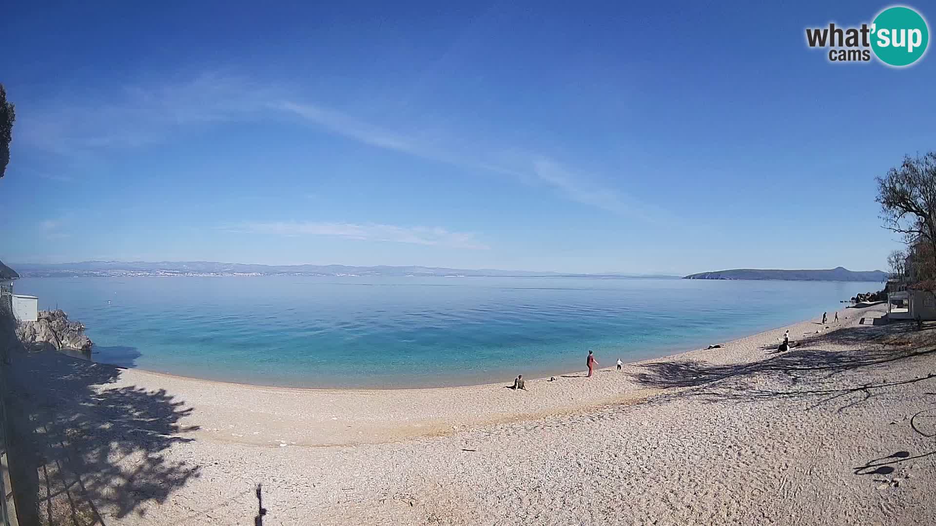 Webcam spiaggia Sv. Ivan | Draga di Moschiena