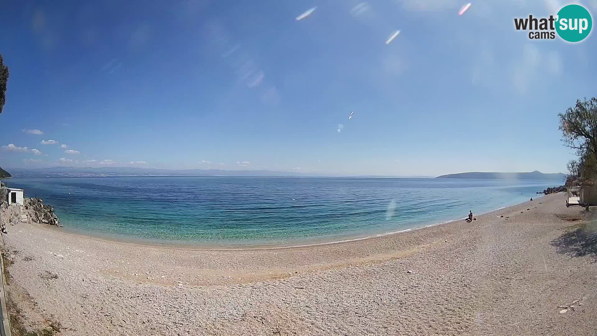 Webcam Sv. Ivan beach | Mošćenička Draga