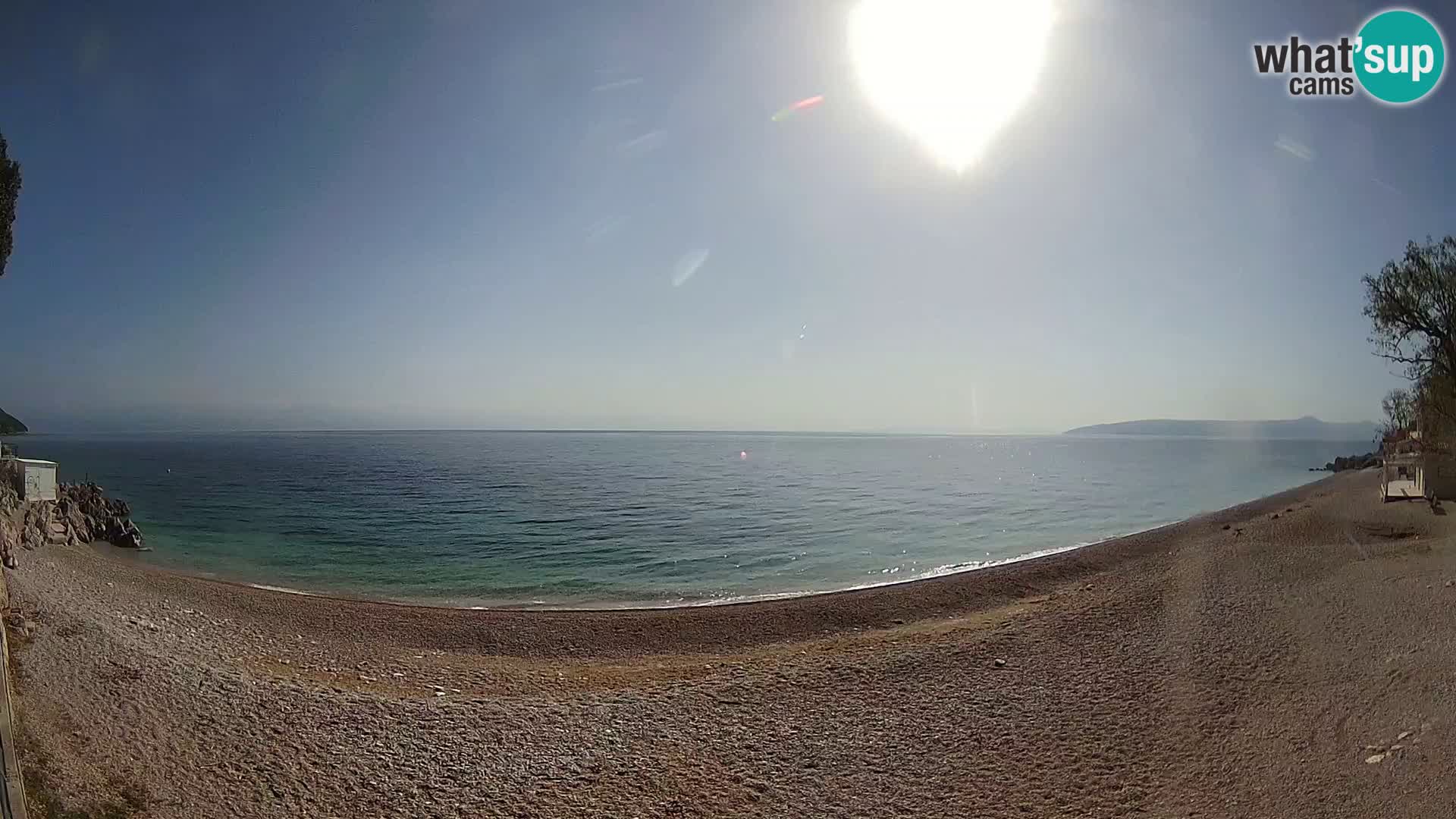 Webcam spiaggia Sv. Ivan | Draga di Moschiena