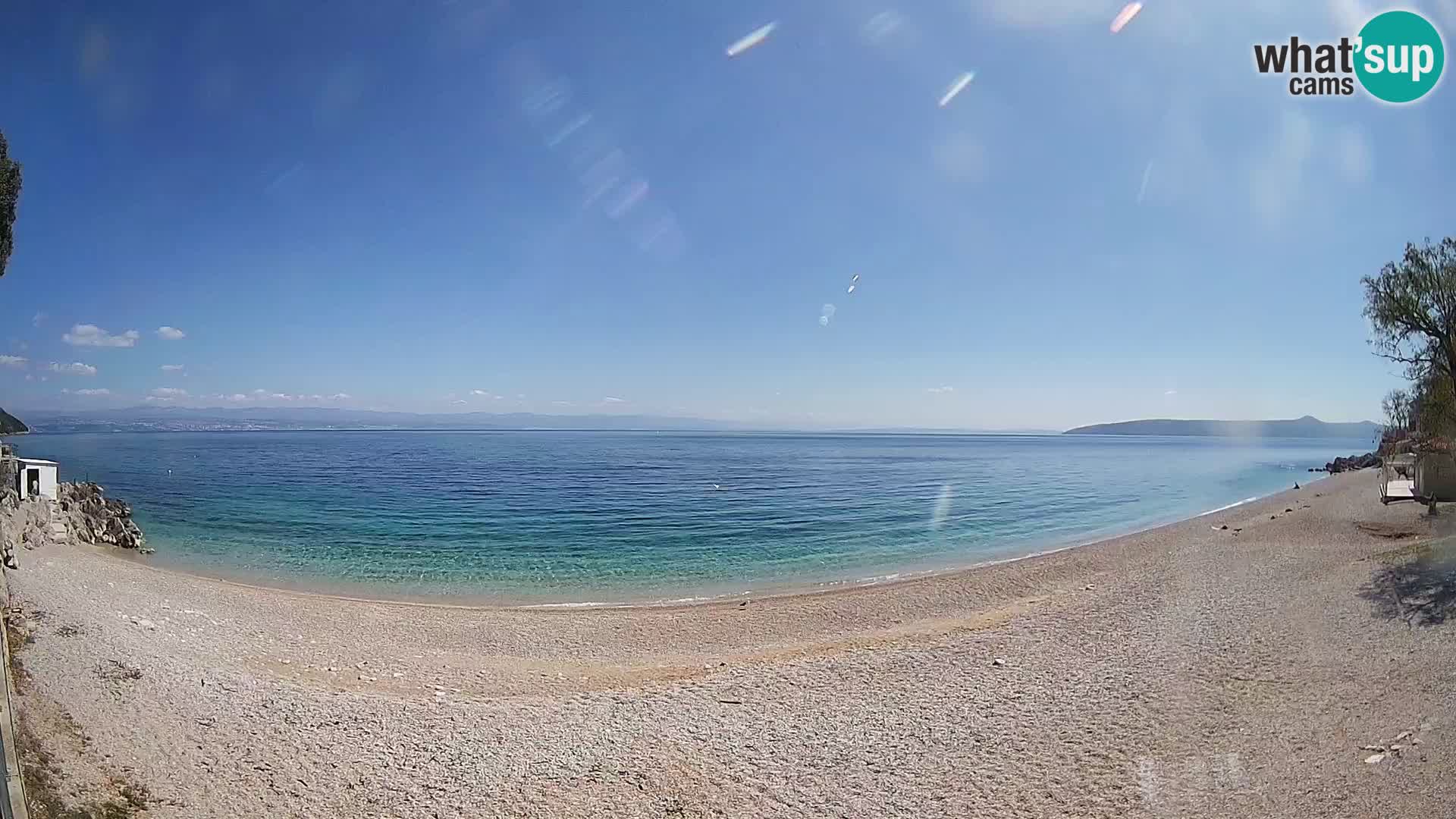 Webcam Sv. Ivan beach | Mošćenička Draga