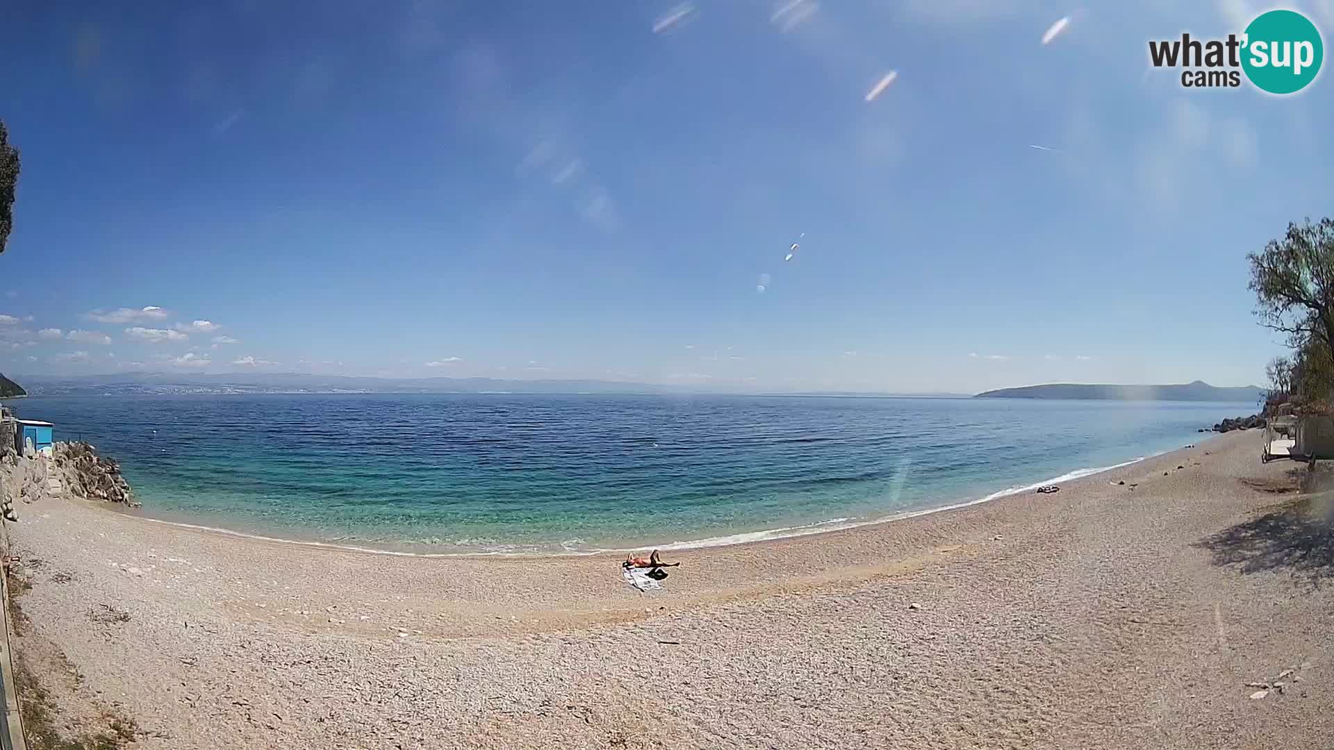 Webcam Sv. Ivan beach | Mošćenička Draga