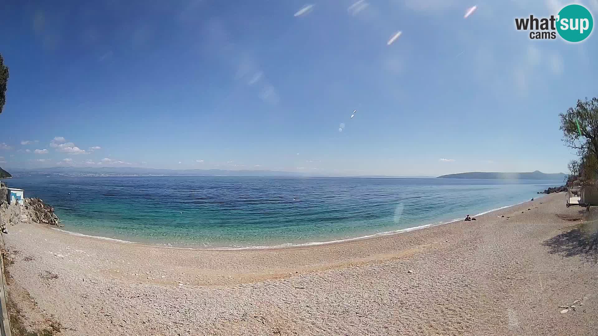 Webcam playa Sv. Ivan | Mošćenička Draga