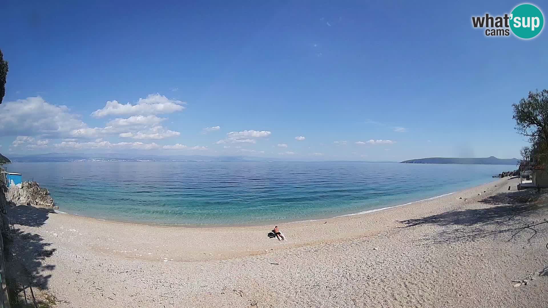 Spletna kamera plaža Sv. Ivan | Mošćenička Draga