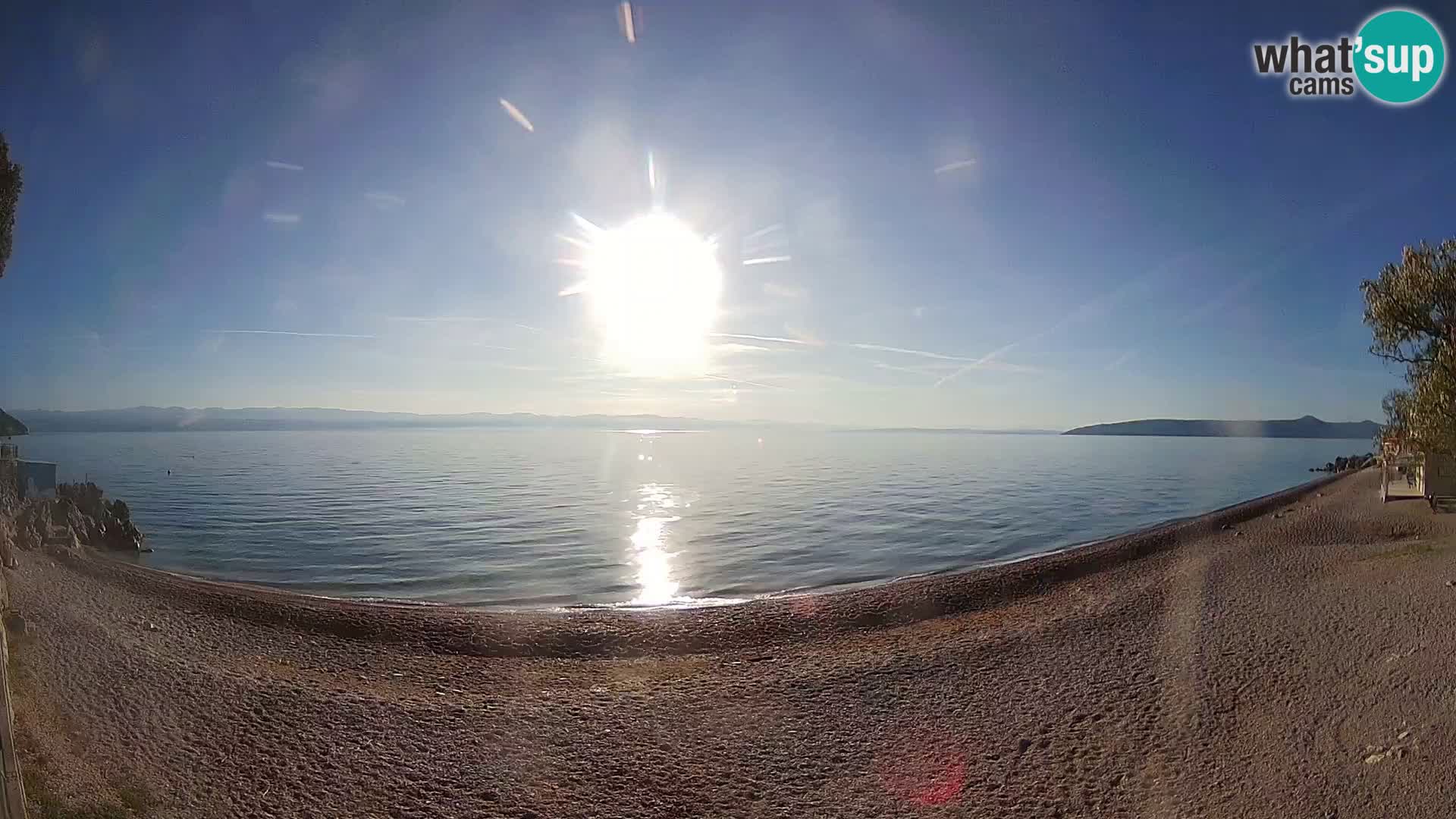 Spletna kamera plaža Sv. Ivan | Mošćenička Draga