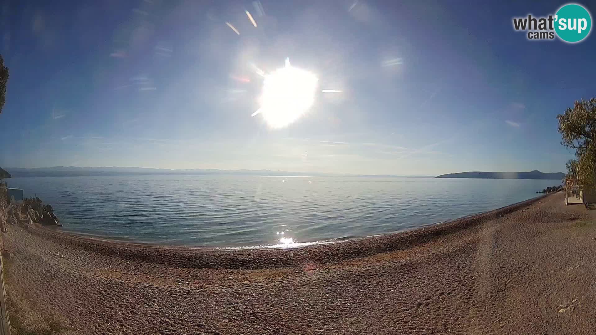 Webcam spiaggia Sv. Ivan | Draga di Moschiena