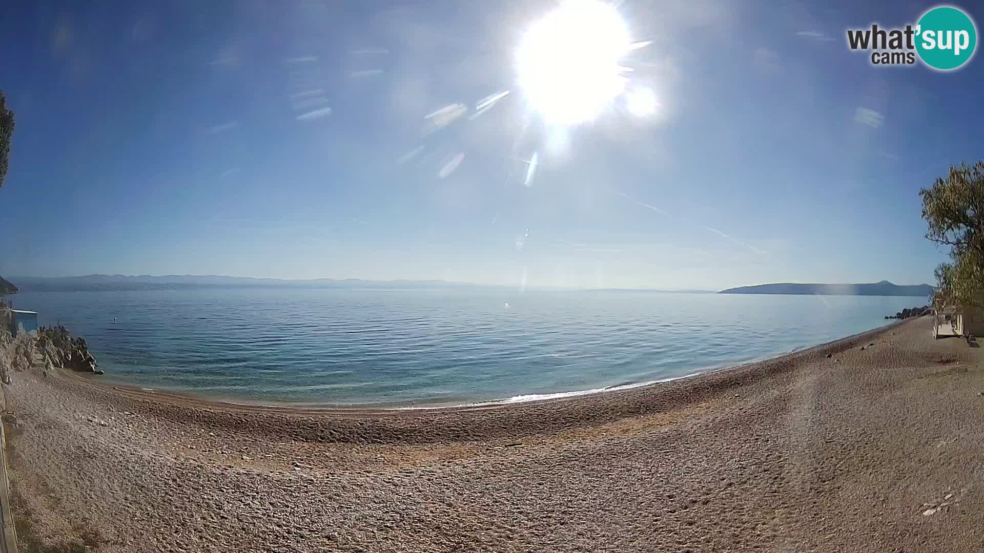 Webcam spiaggia Sv. Ivan | Draga di Moschiena