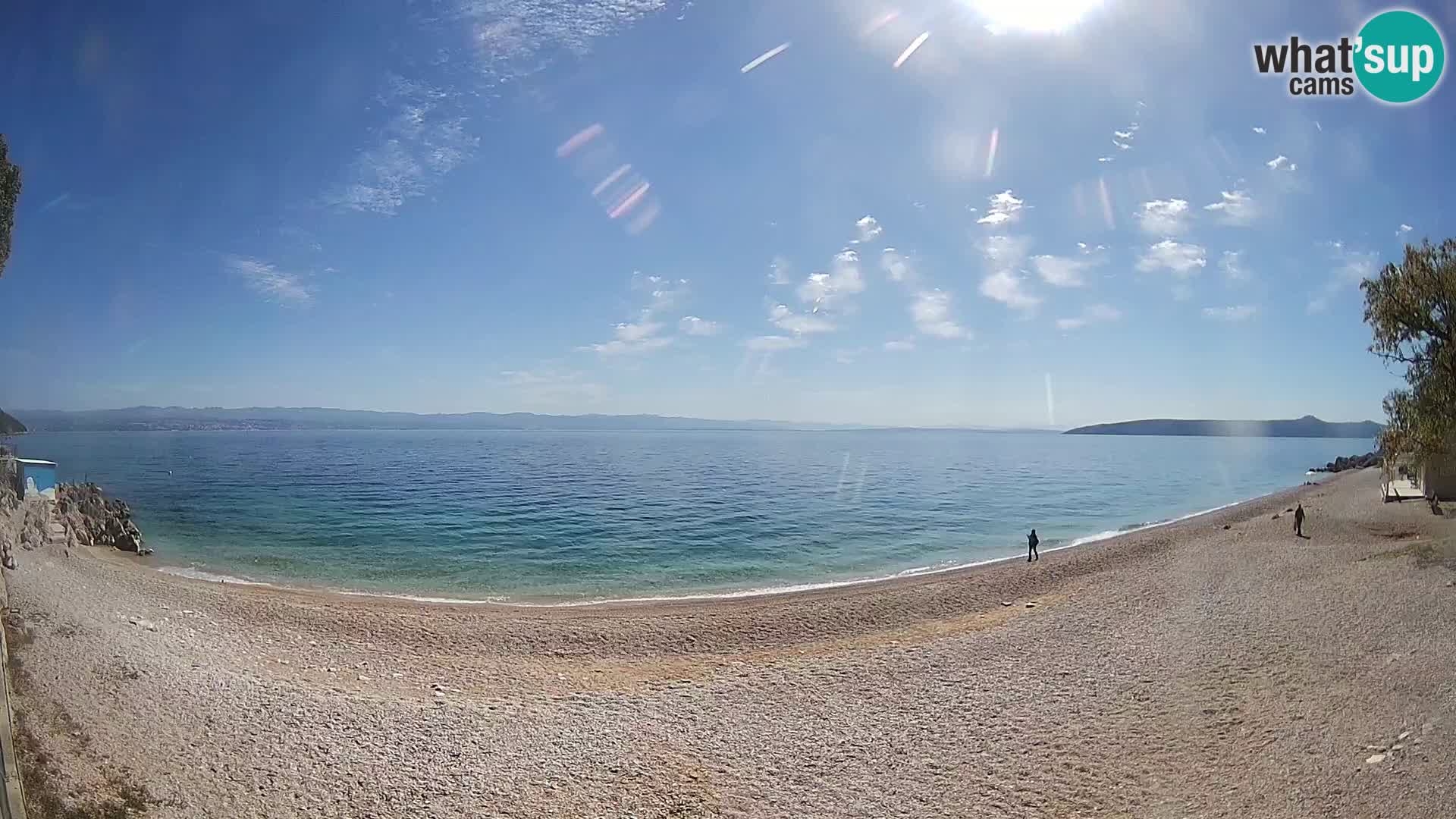 Livecam plage Sv. Ivan | Mošćenička Draga