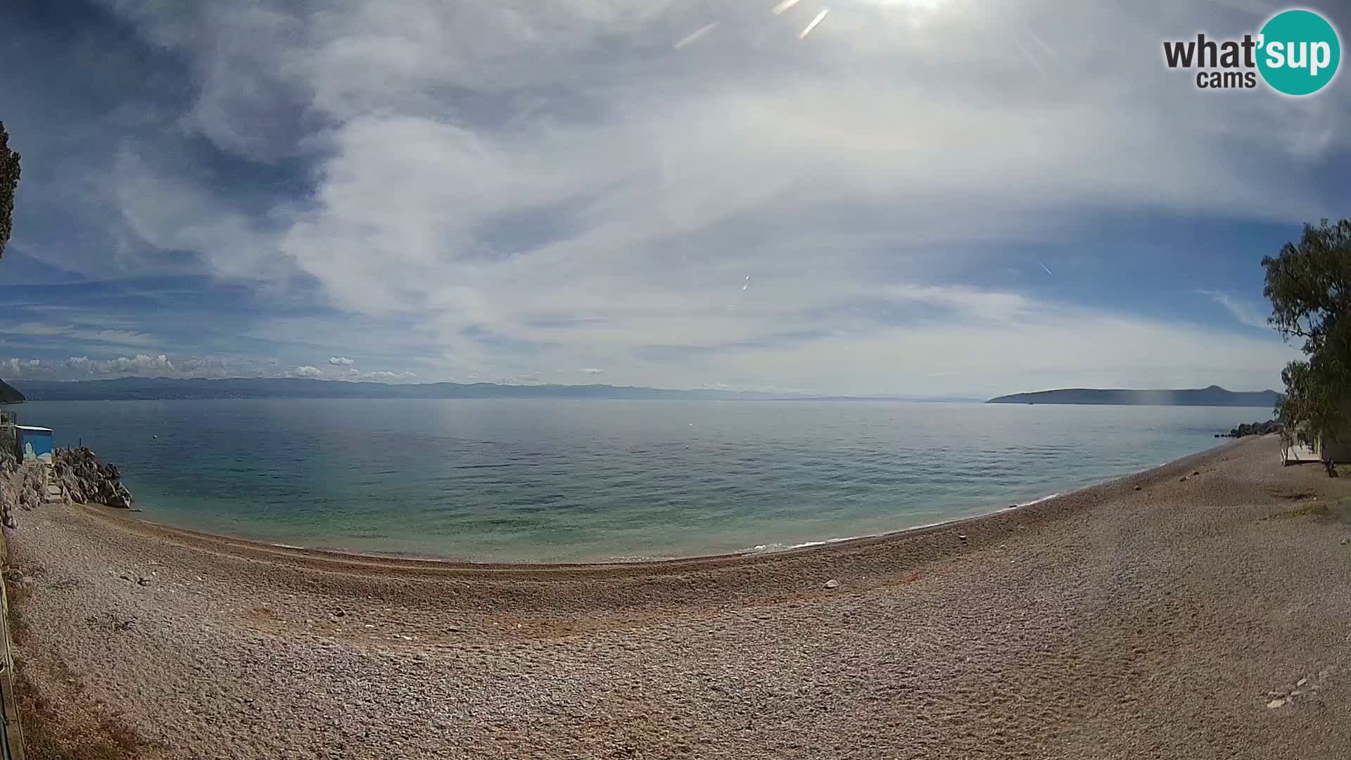 Spletna kamera plaža Sv. Ivan | Mošćenička Draga
