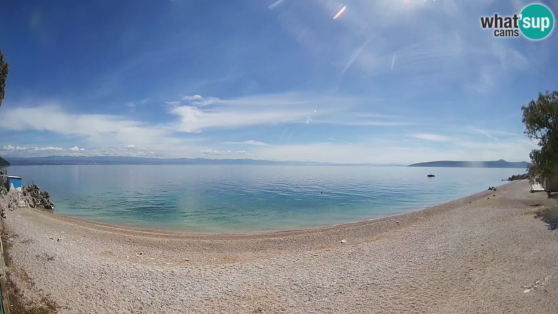 Spletna kamera plaža Sv. Ivan | Mošćenička Draga