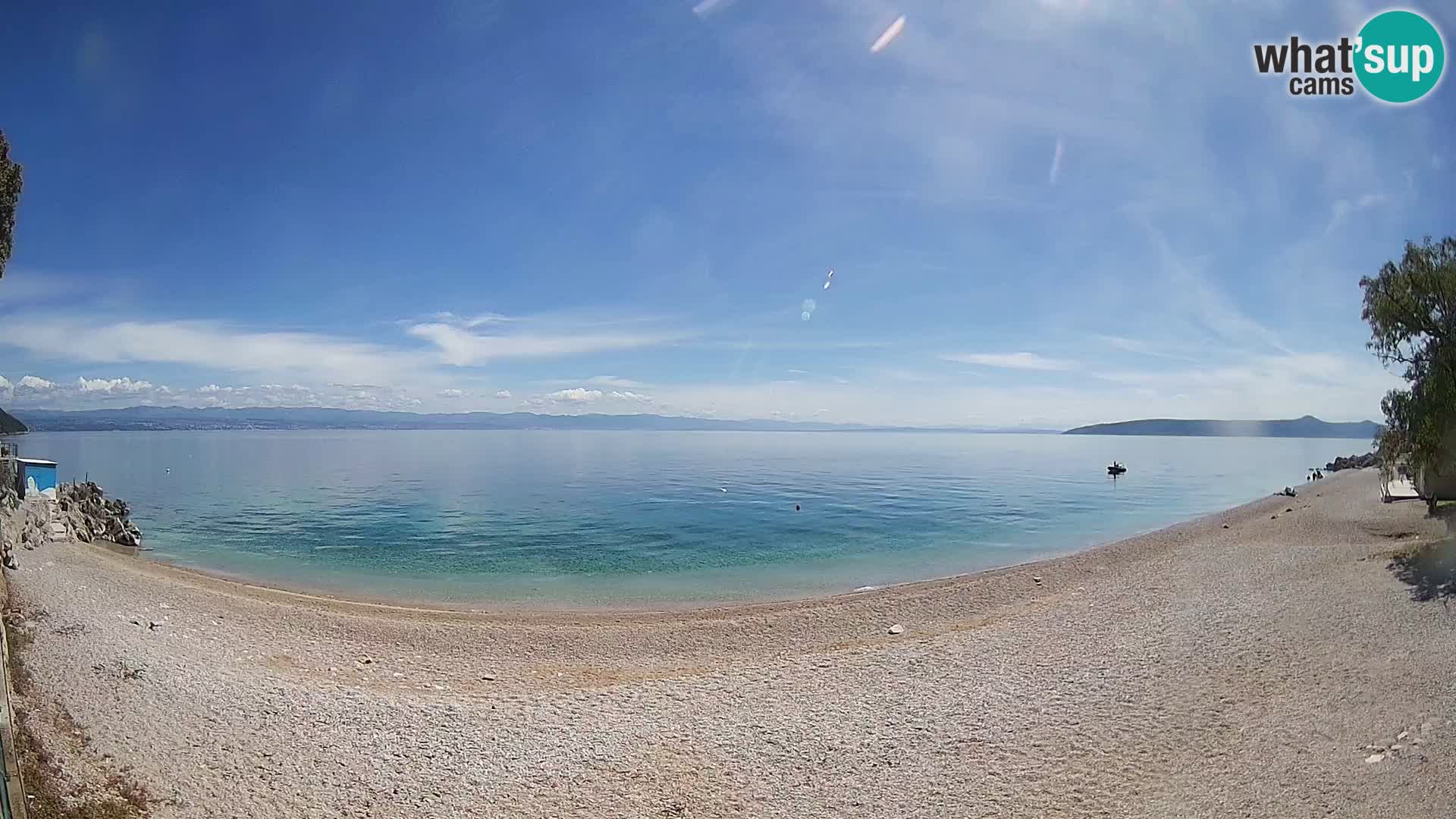 Webcam playa Sv. Ivan | Mošćenička Draga