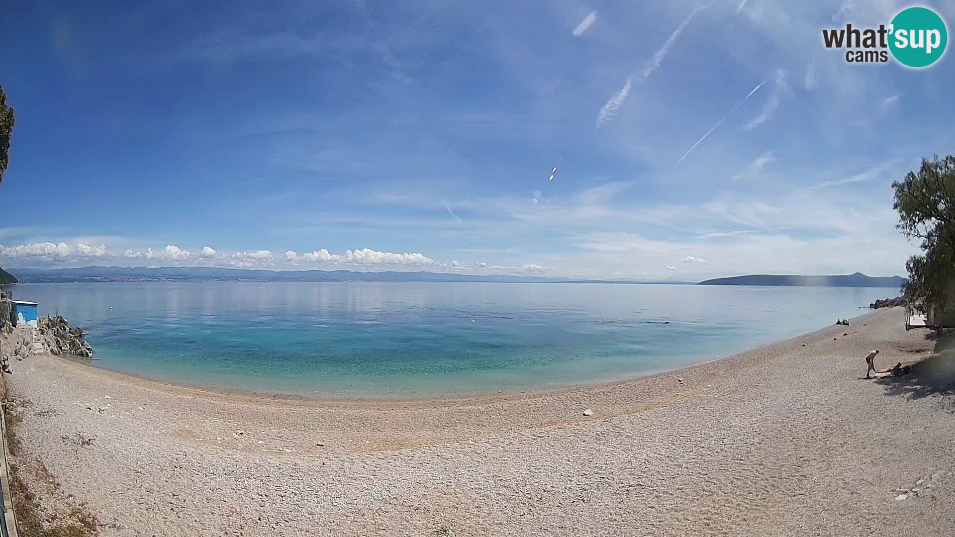 Spletna kamera plaža Sv. Ivan | Mošćenička Draga