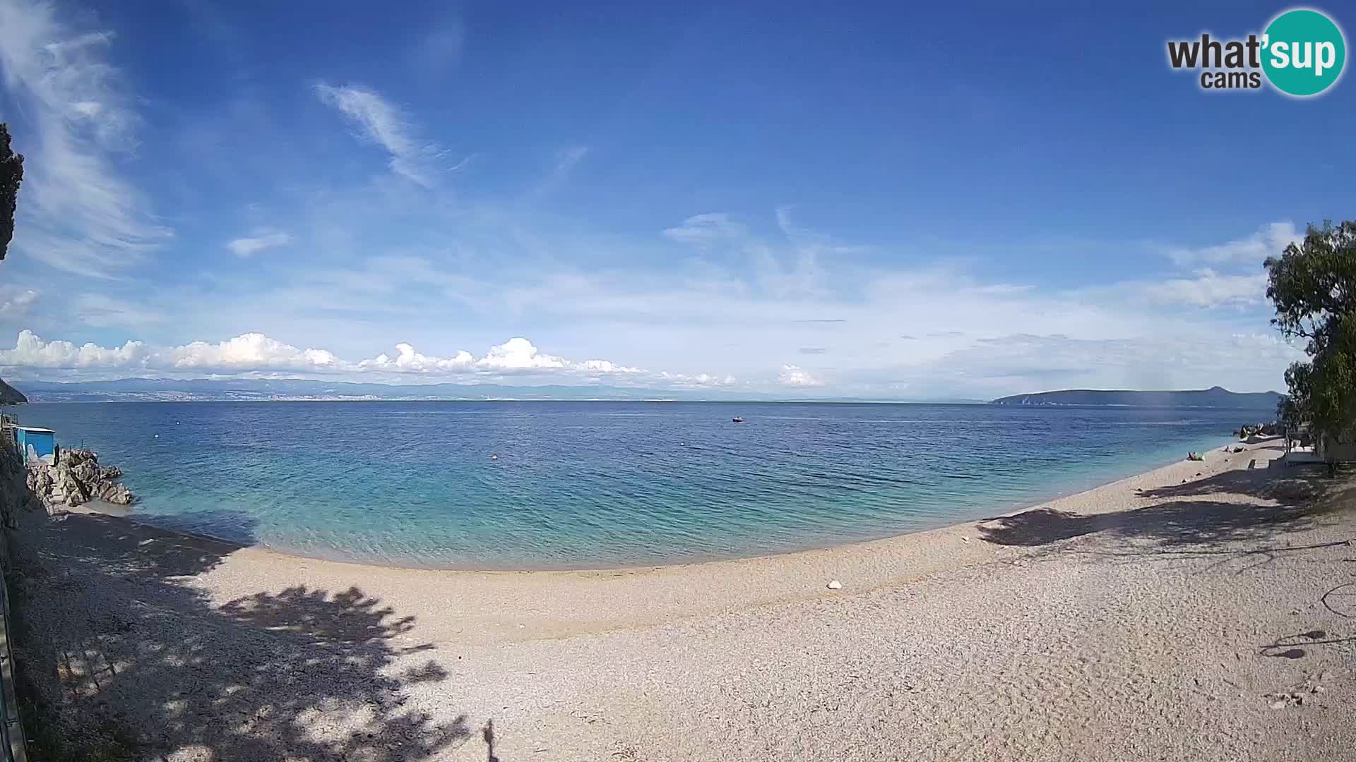 Spletna kamera plaža Sv. Ivan | Mošćenička Draga